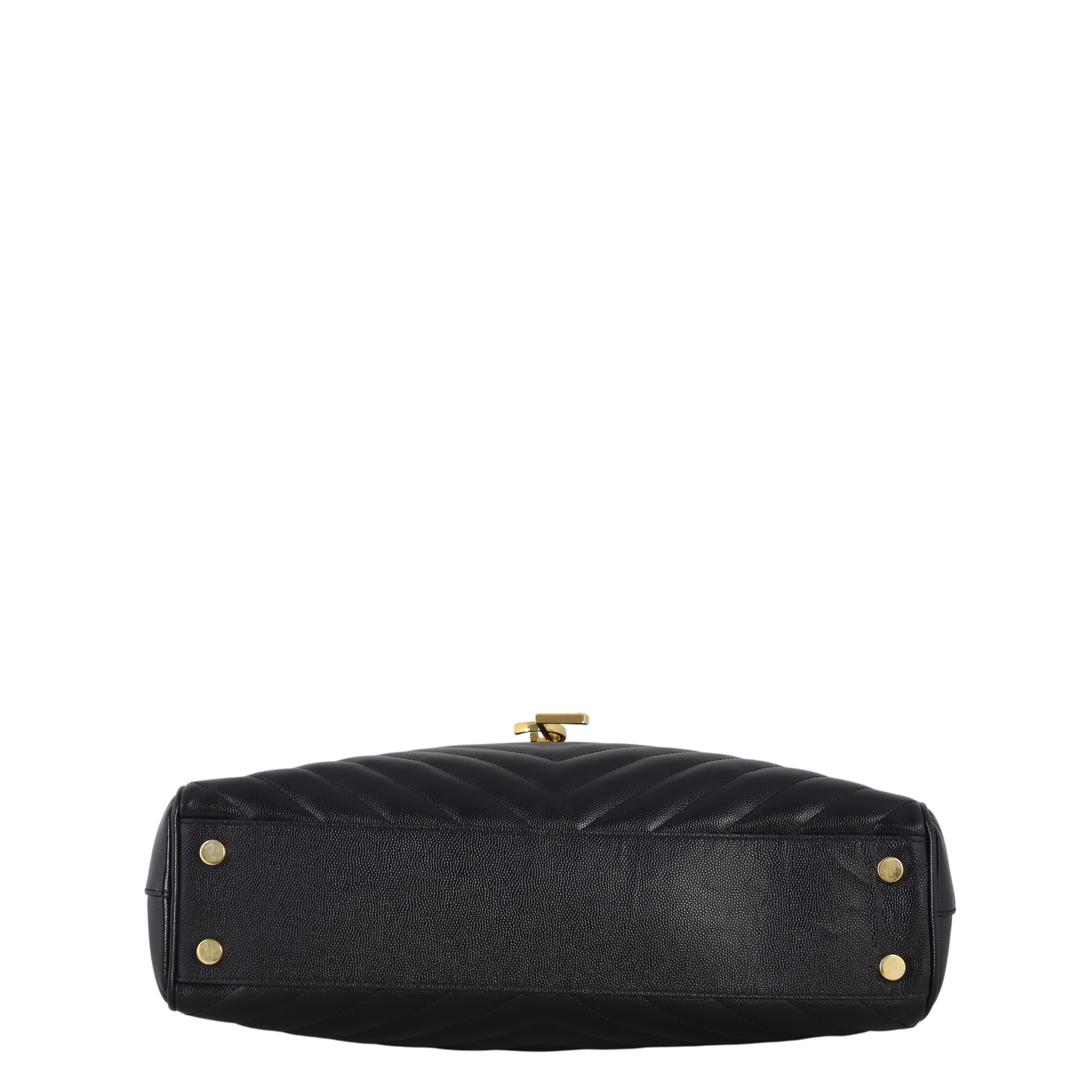 Saint Laurent Chevron Shopping Tote