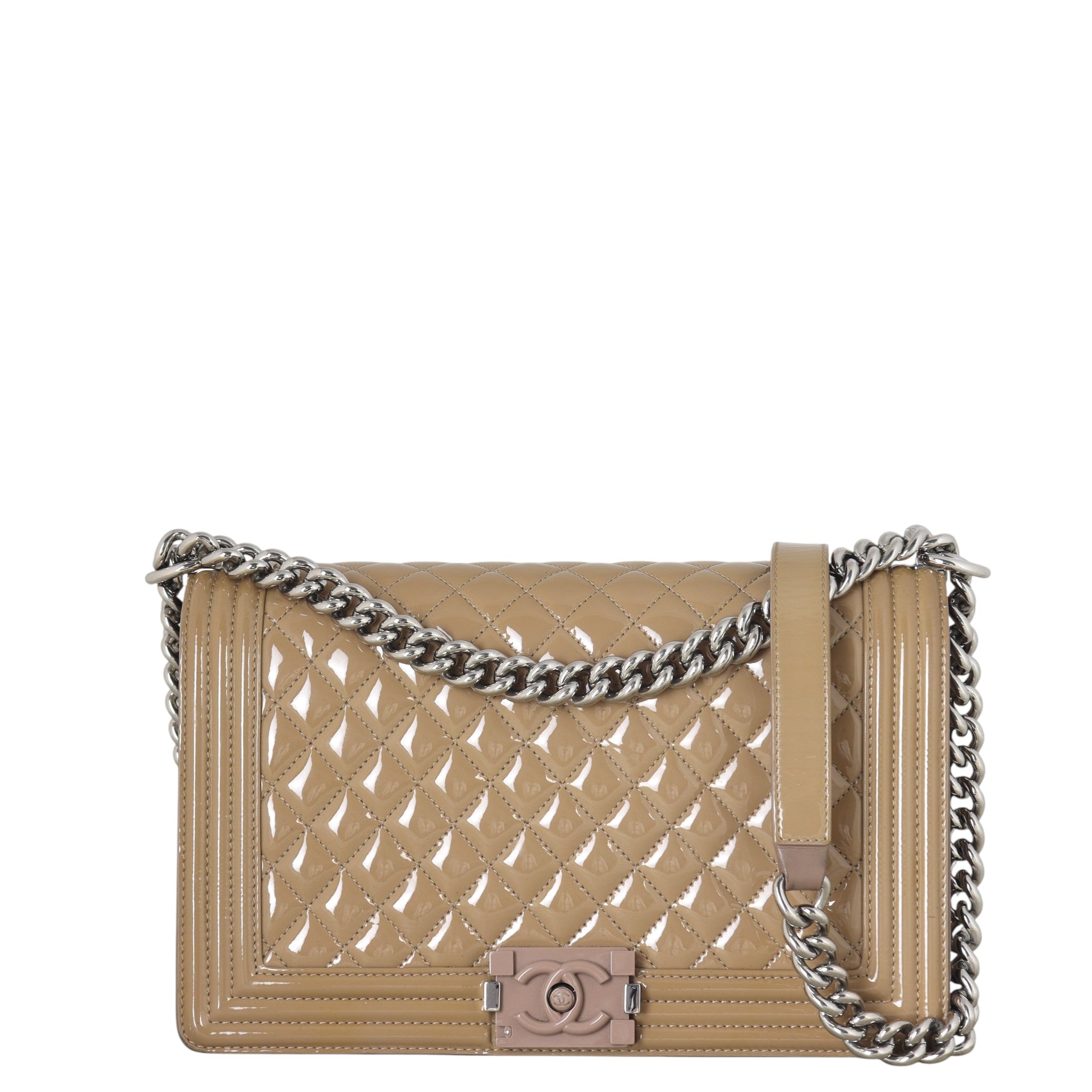 Chanel Boy New Medium Plexiglass Patent