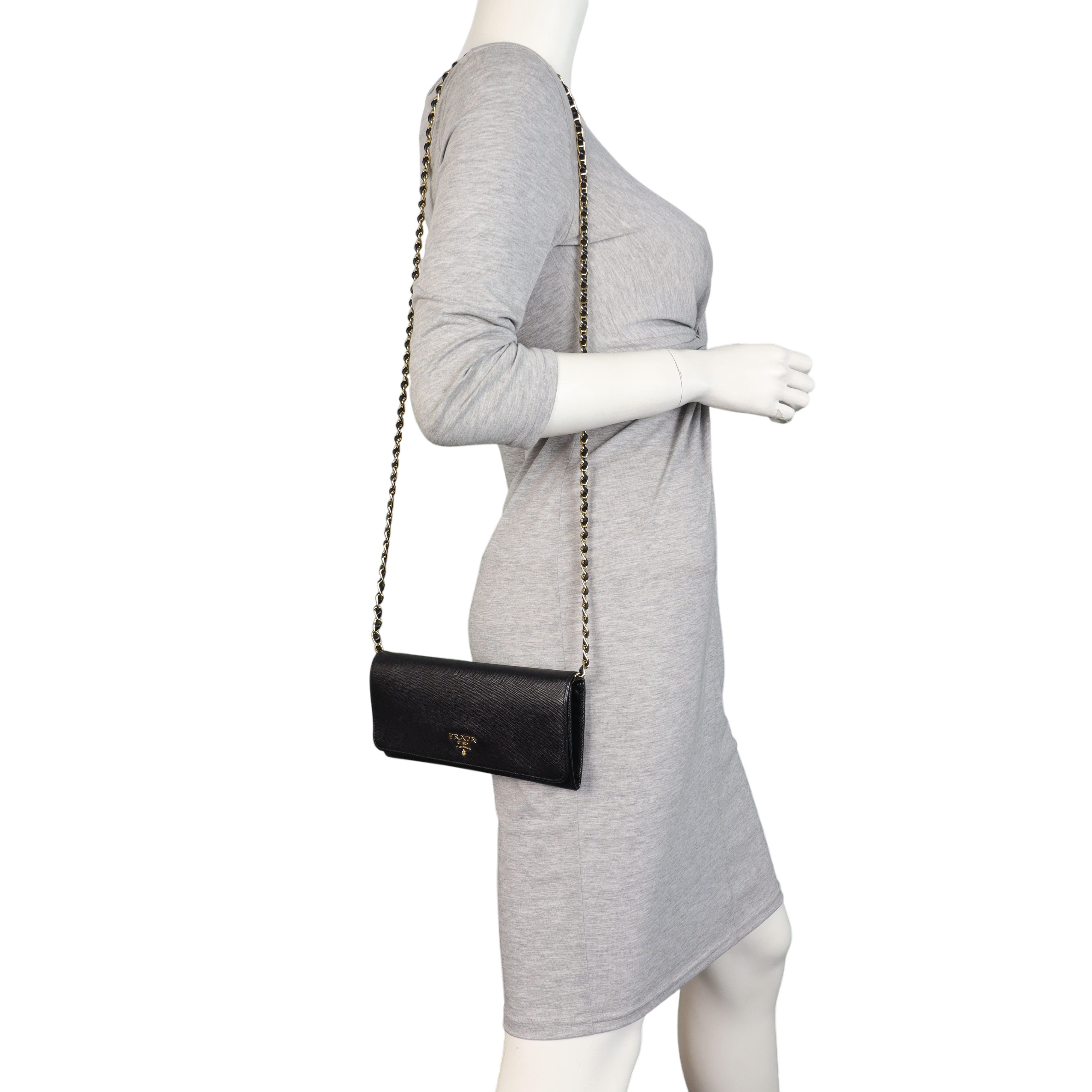 Prada Saffiano Wallet on Chain