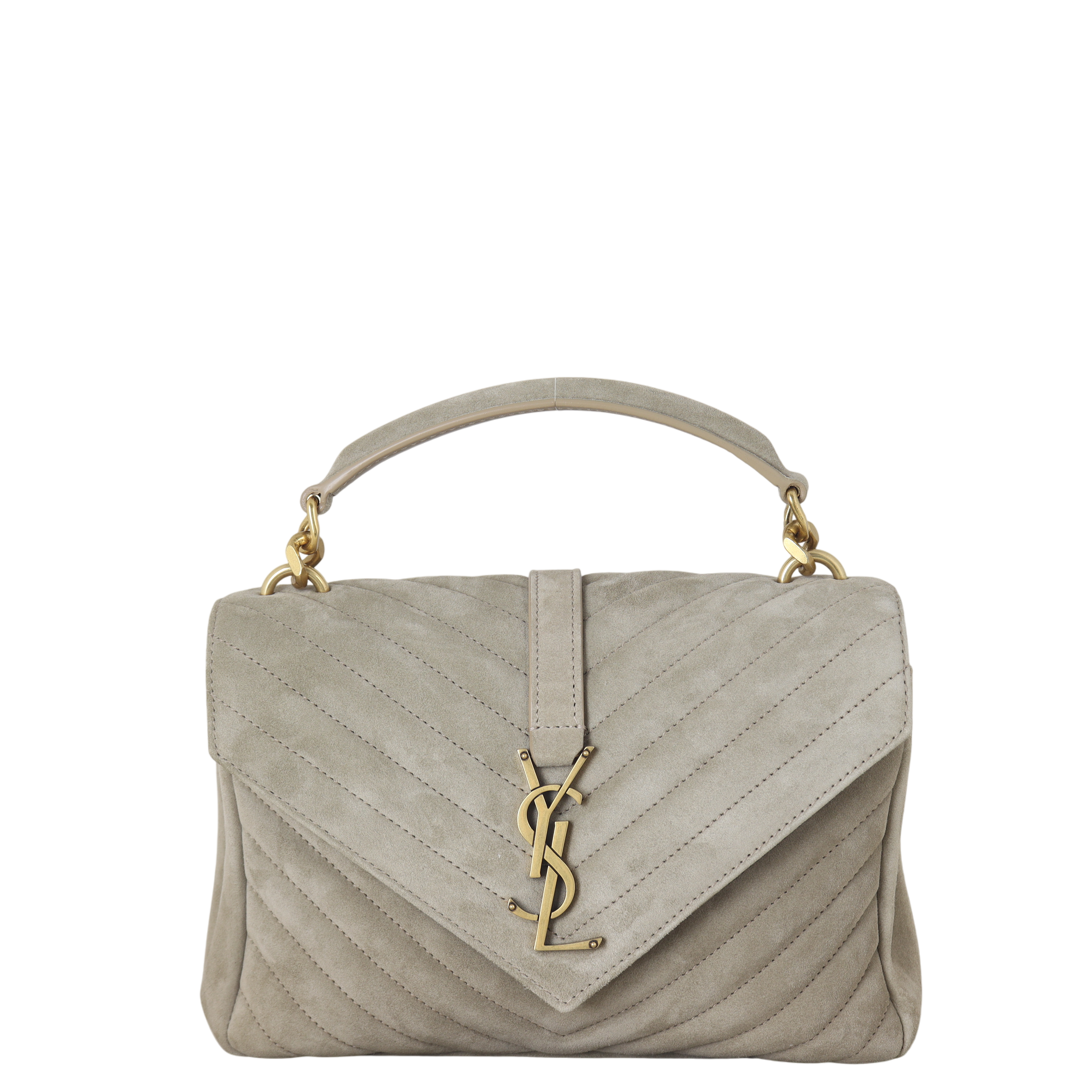 Saint Laurent College Medium Suede