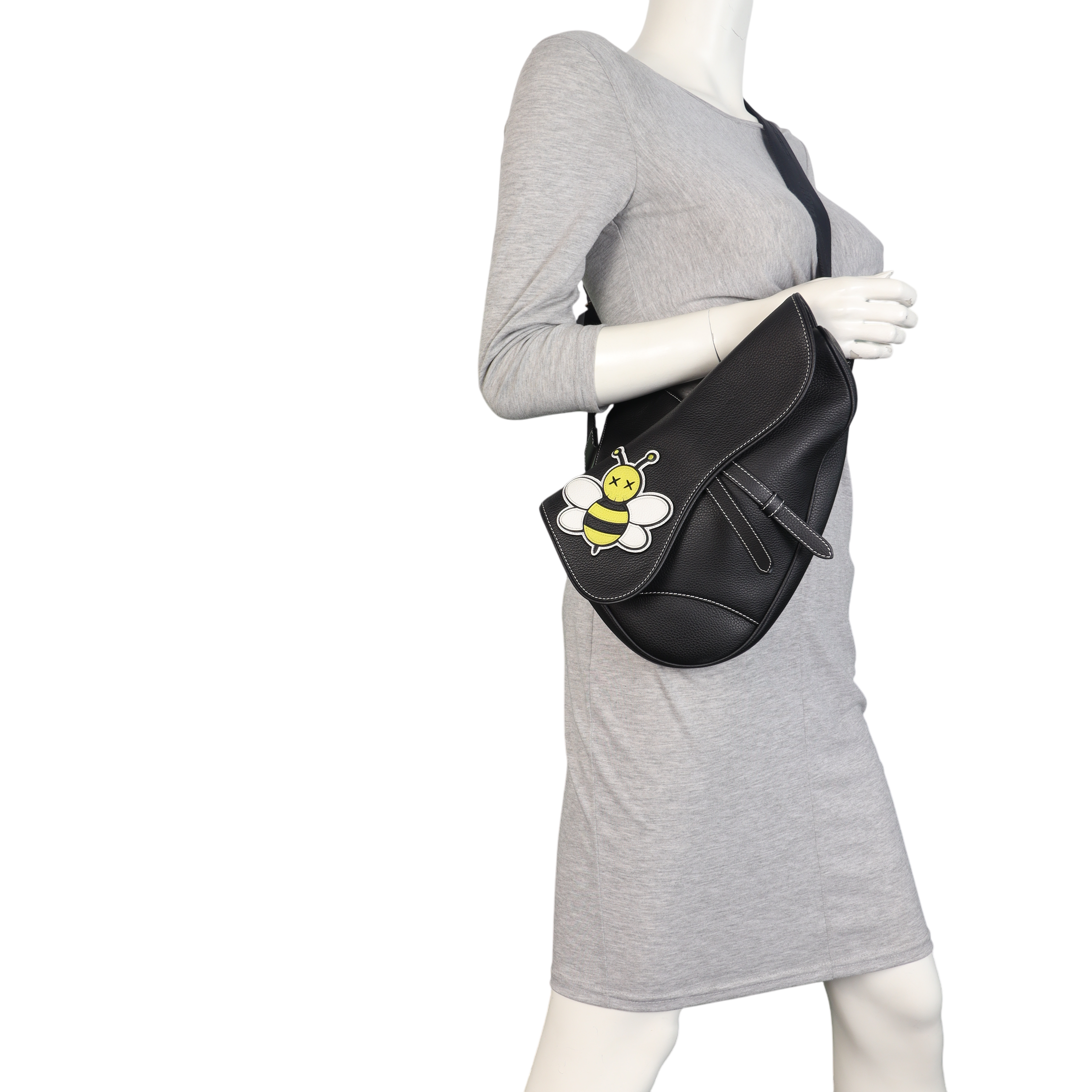 Dior x Kaws Bee Saddle Crossbody Bag