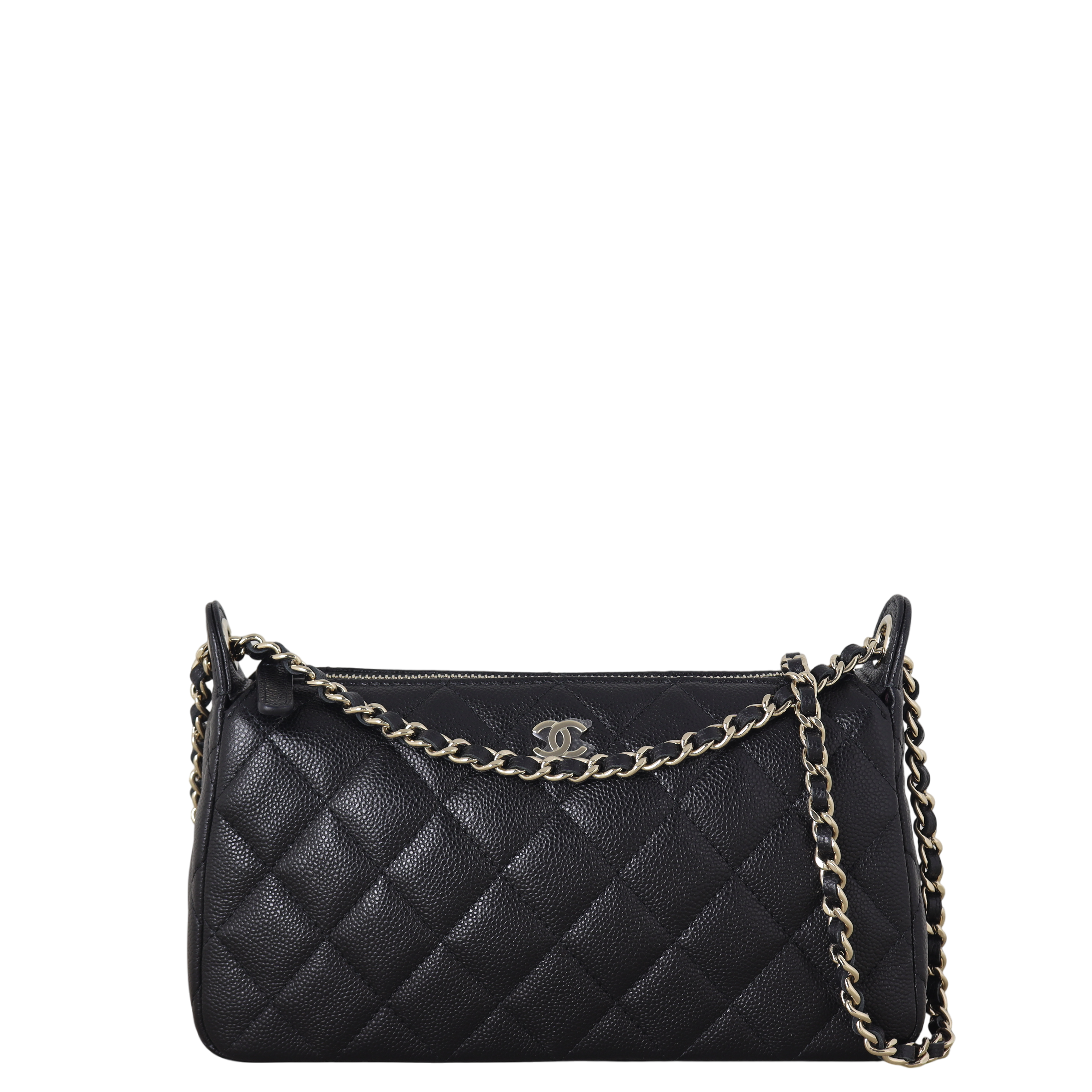 Chanel CC Zip Clutch on Chain