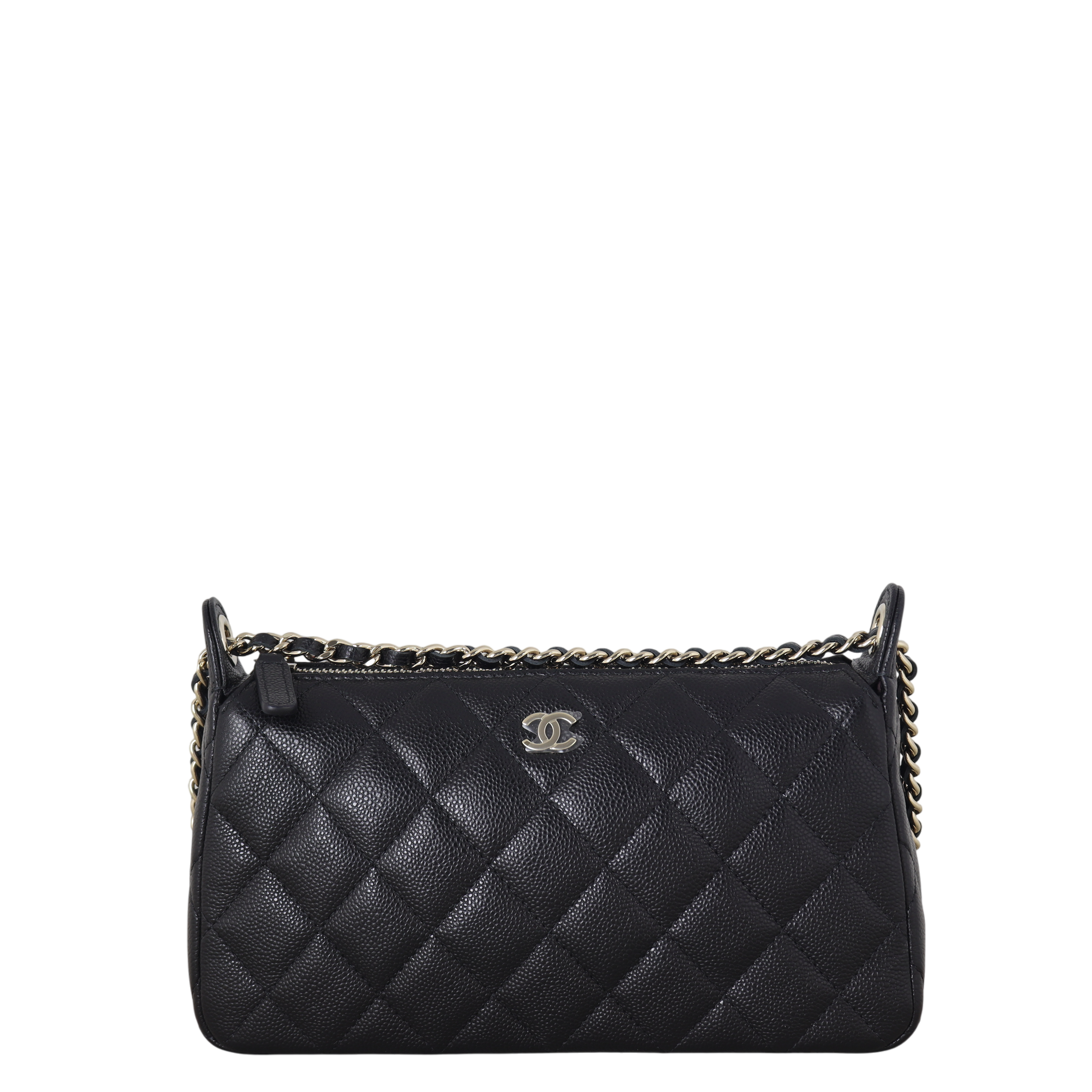Chanel CC Zip Clutch on Chain