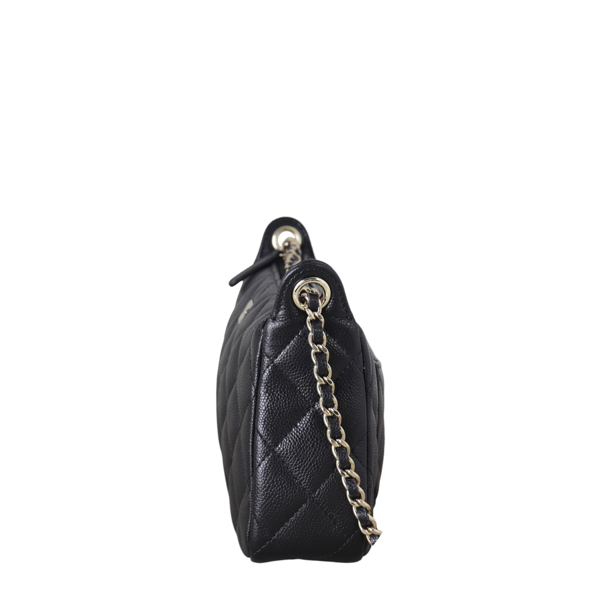 Chanel CC Zip Clutch on Chain