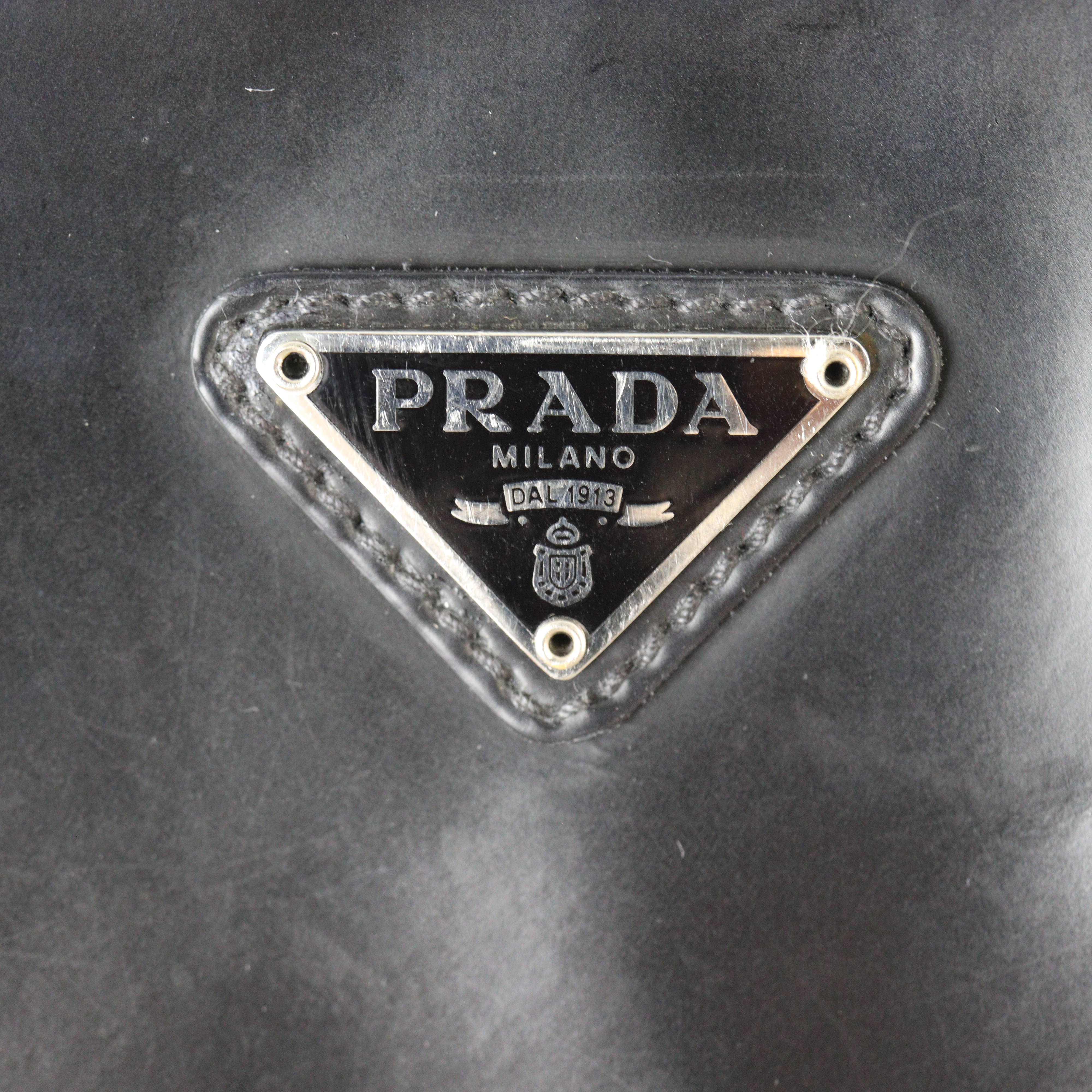 Prada Cleo Shoulder Bag Brushed Leather