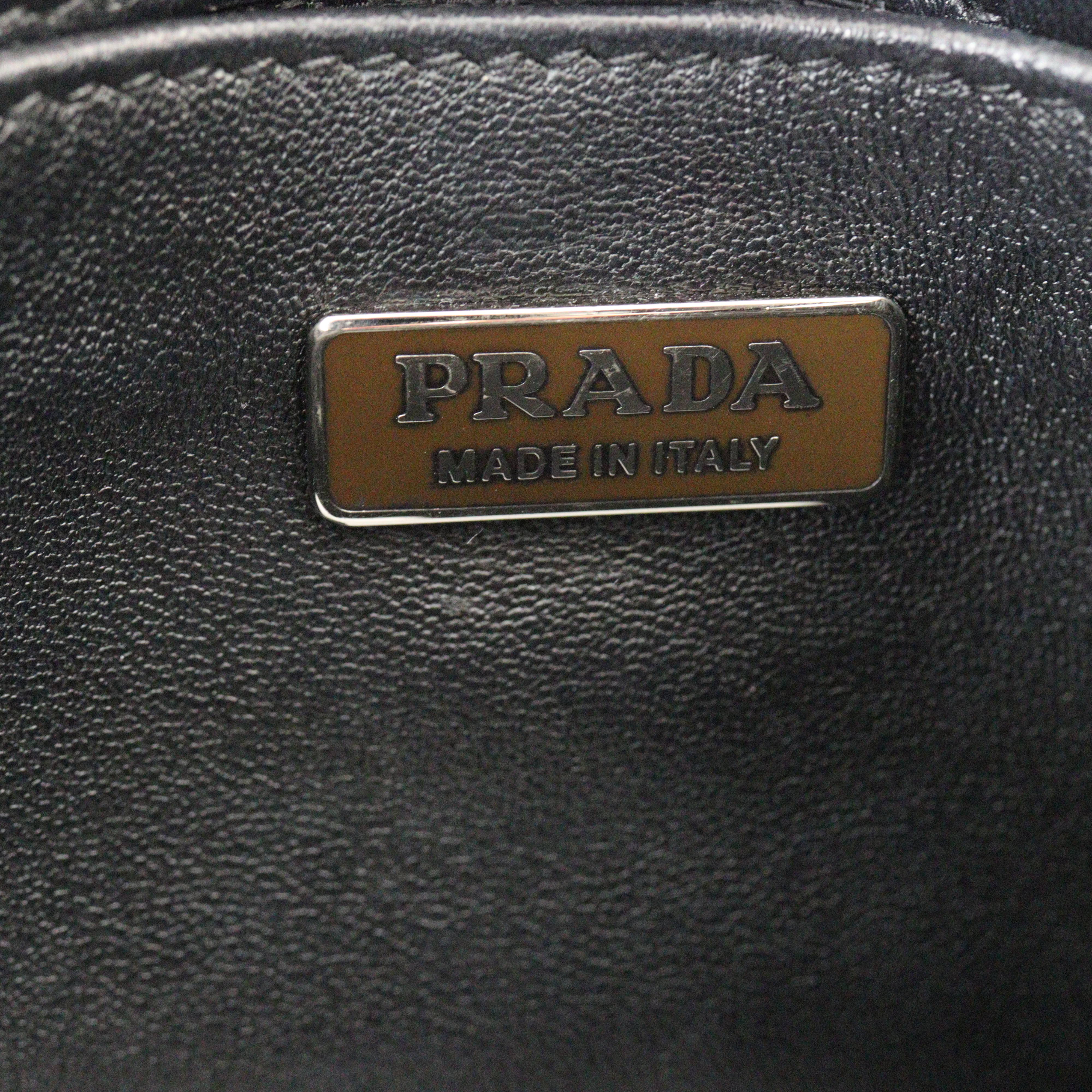 Prada Cleo Shoulder Bag Brushed Leather