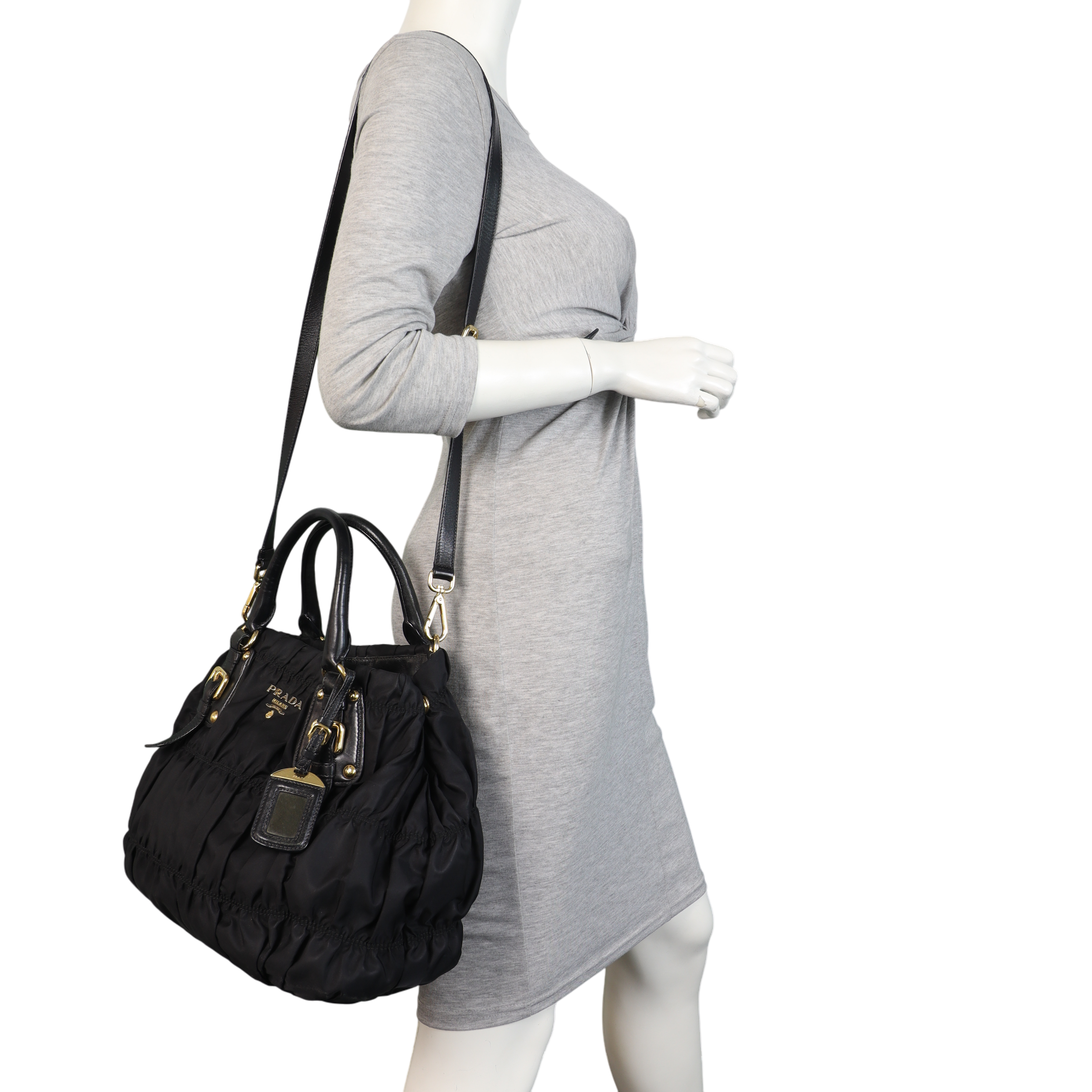 Prada Tessuto Gaufre Tote