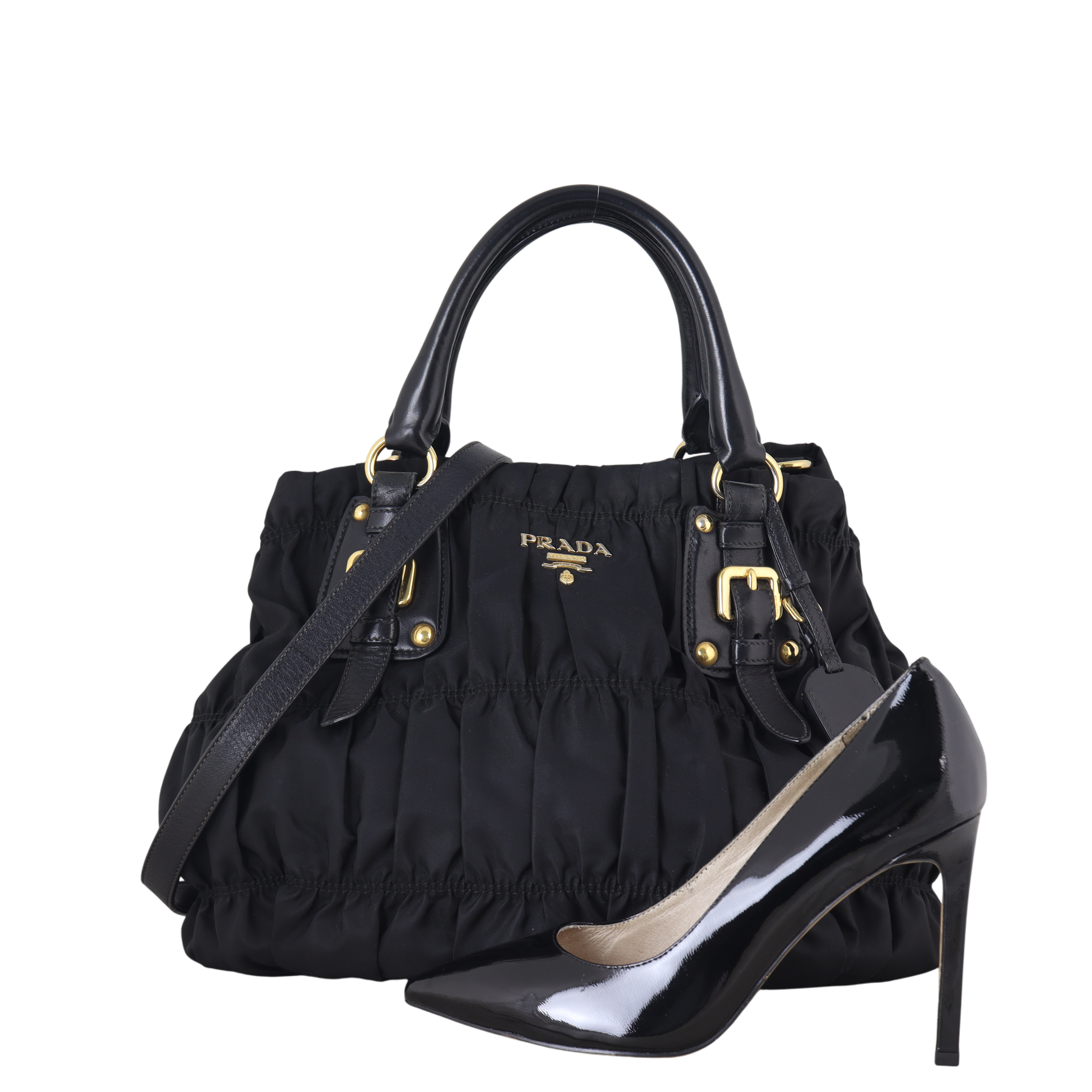 Prada Tessuto Gaufre Tote