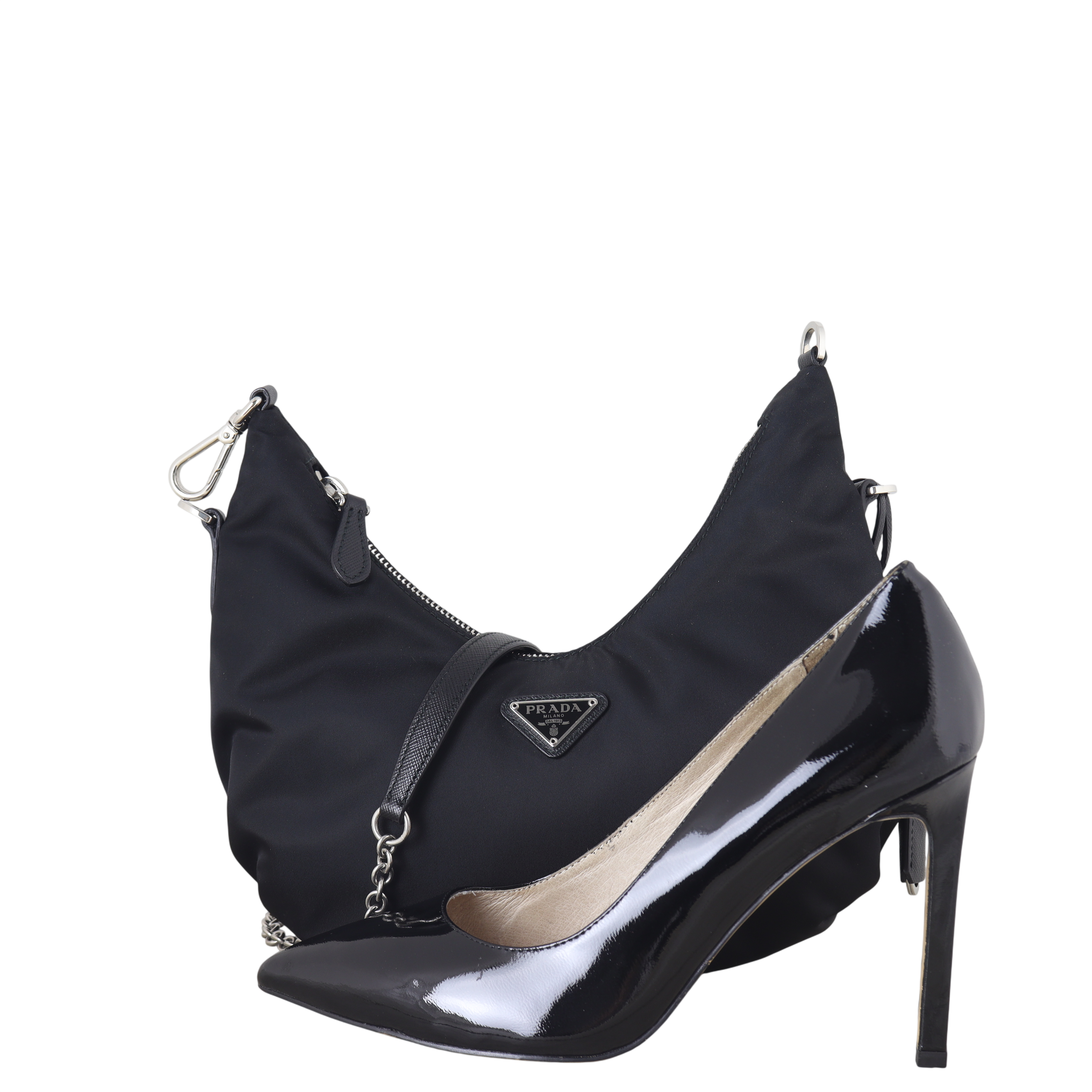 Prada Re-Edition 2006 Tessuto Chain Bag