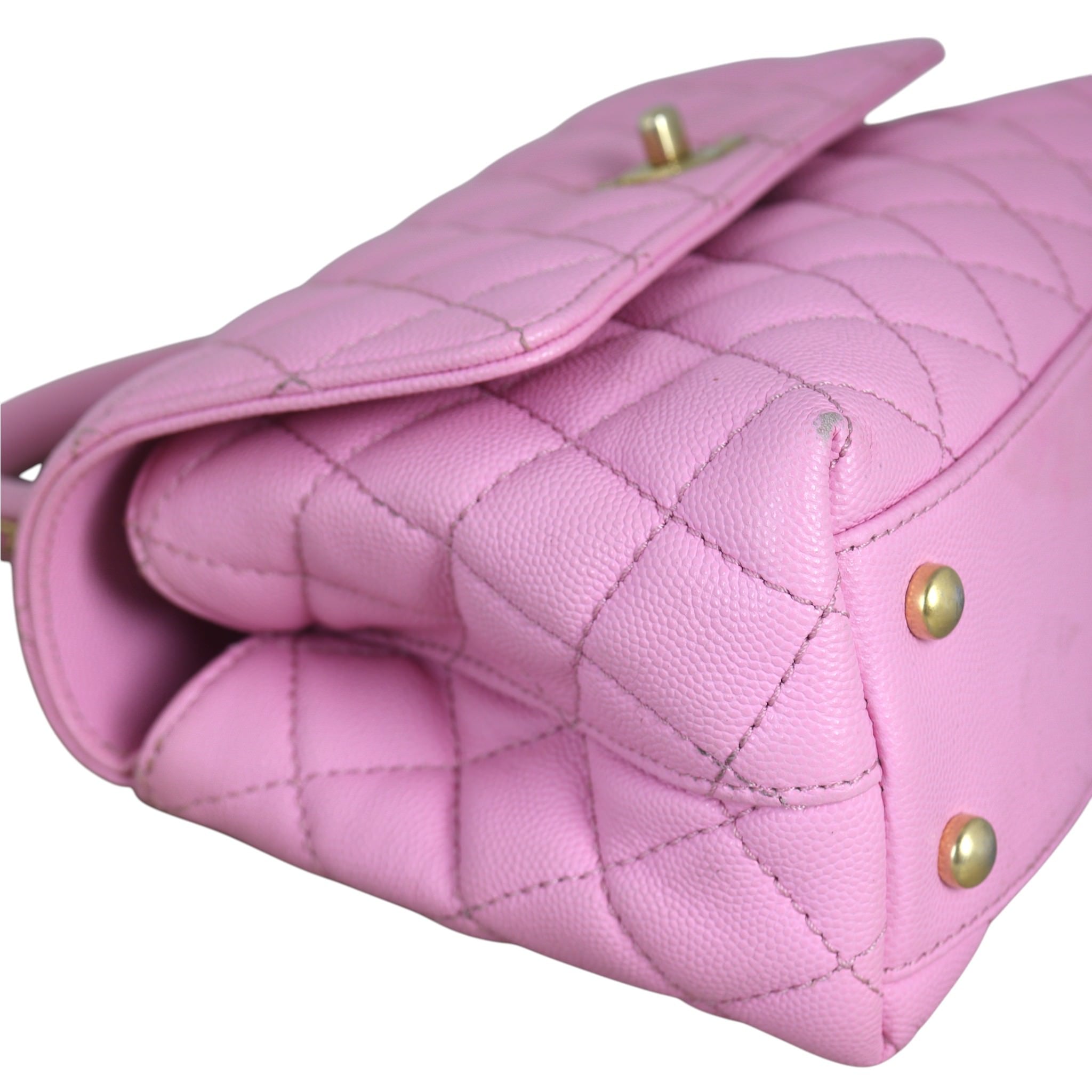 Chanel Coco Chain Top Handle Mini Bag