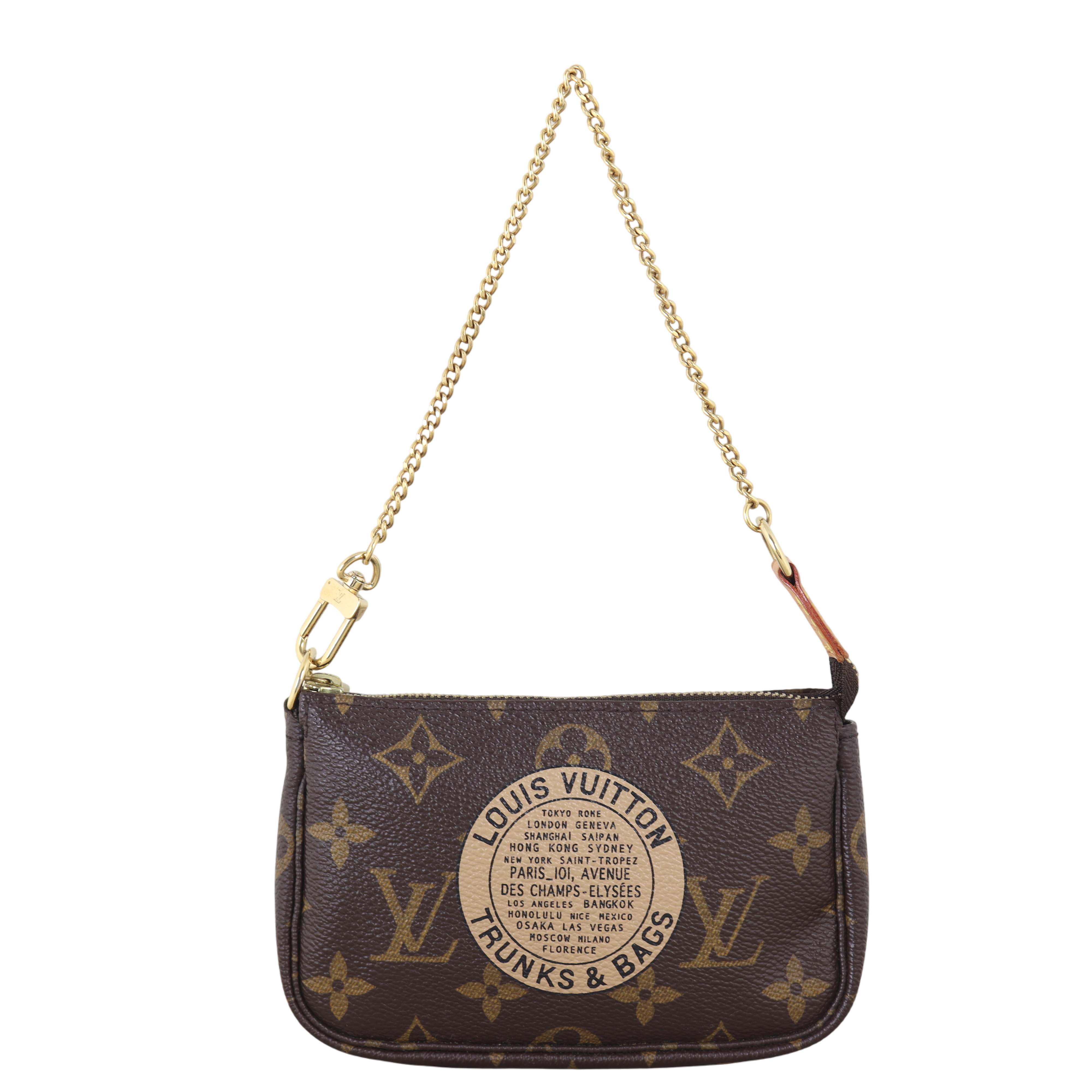 Louis Vuitton Mini Pochette Accessoires Monogram Trunks & Bags