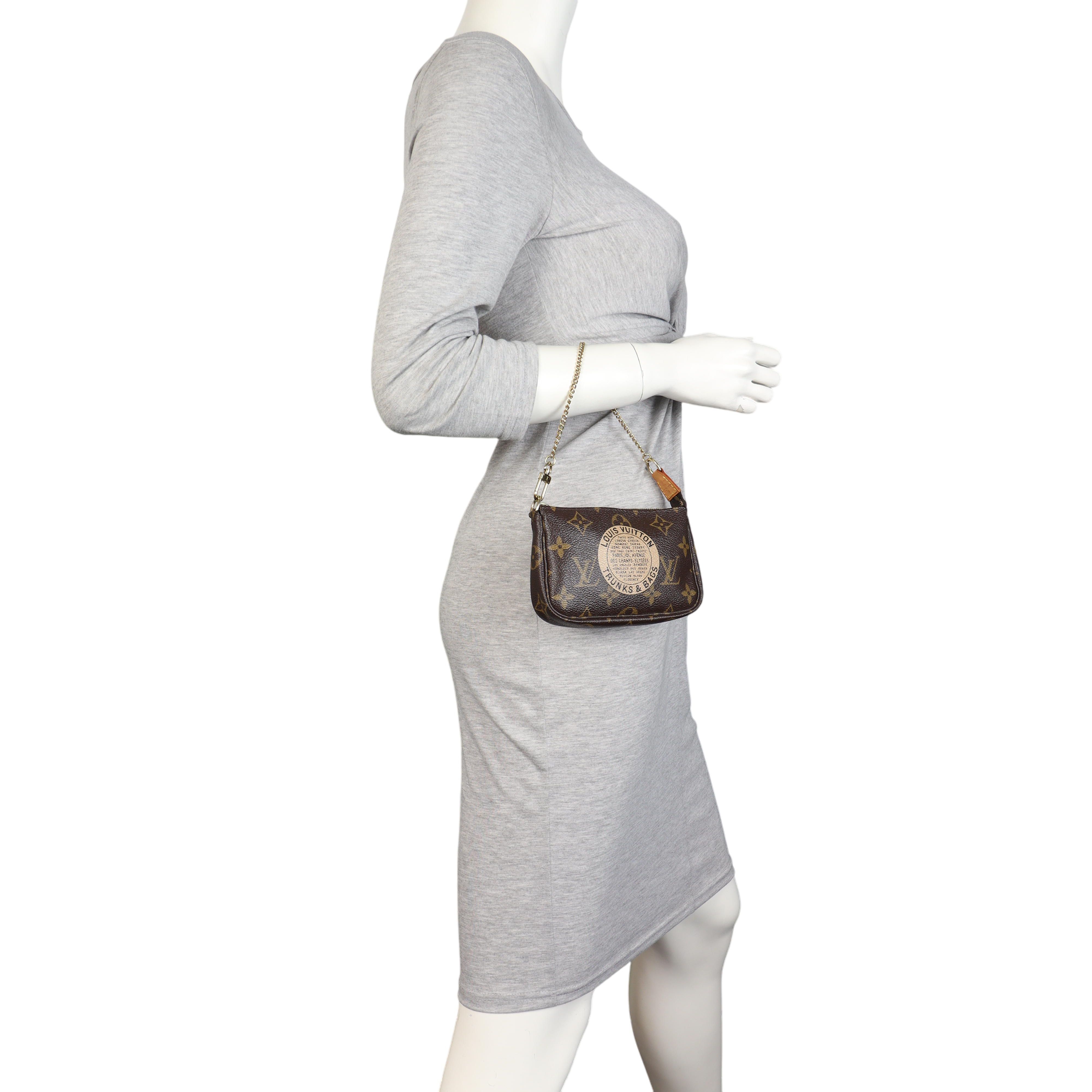 Louis Vuitton Mini Pochette Accessoires Monogram Trunks & Bags