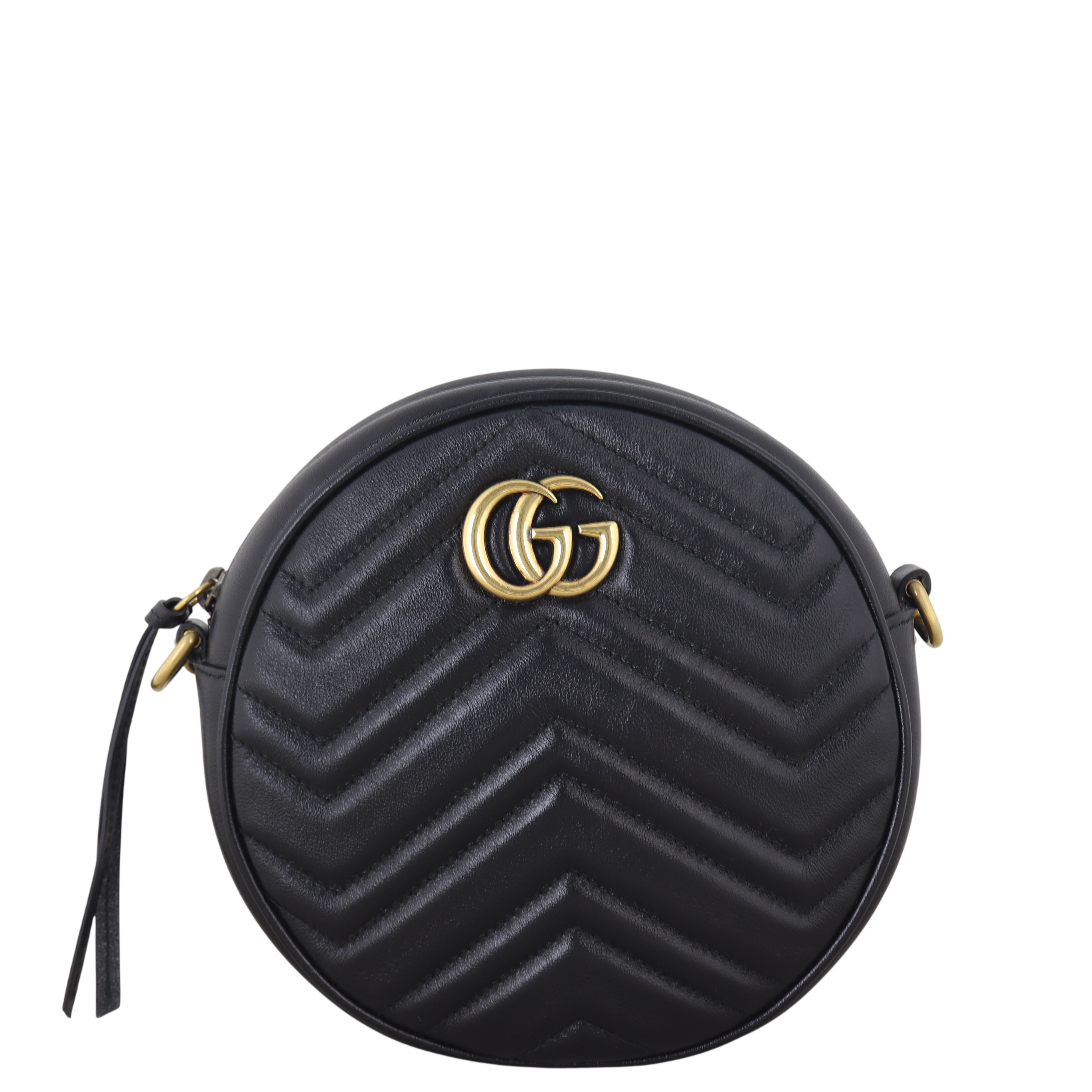 Gucci GG Marmont Round Chain Shoulder Bag