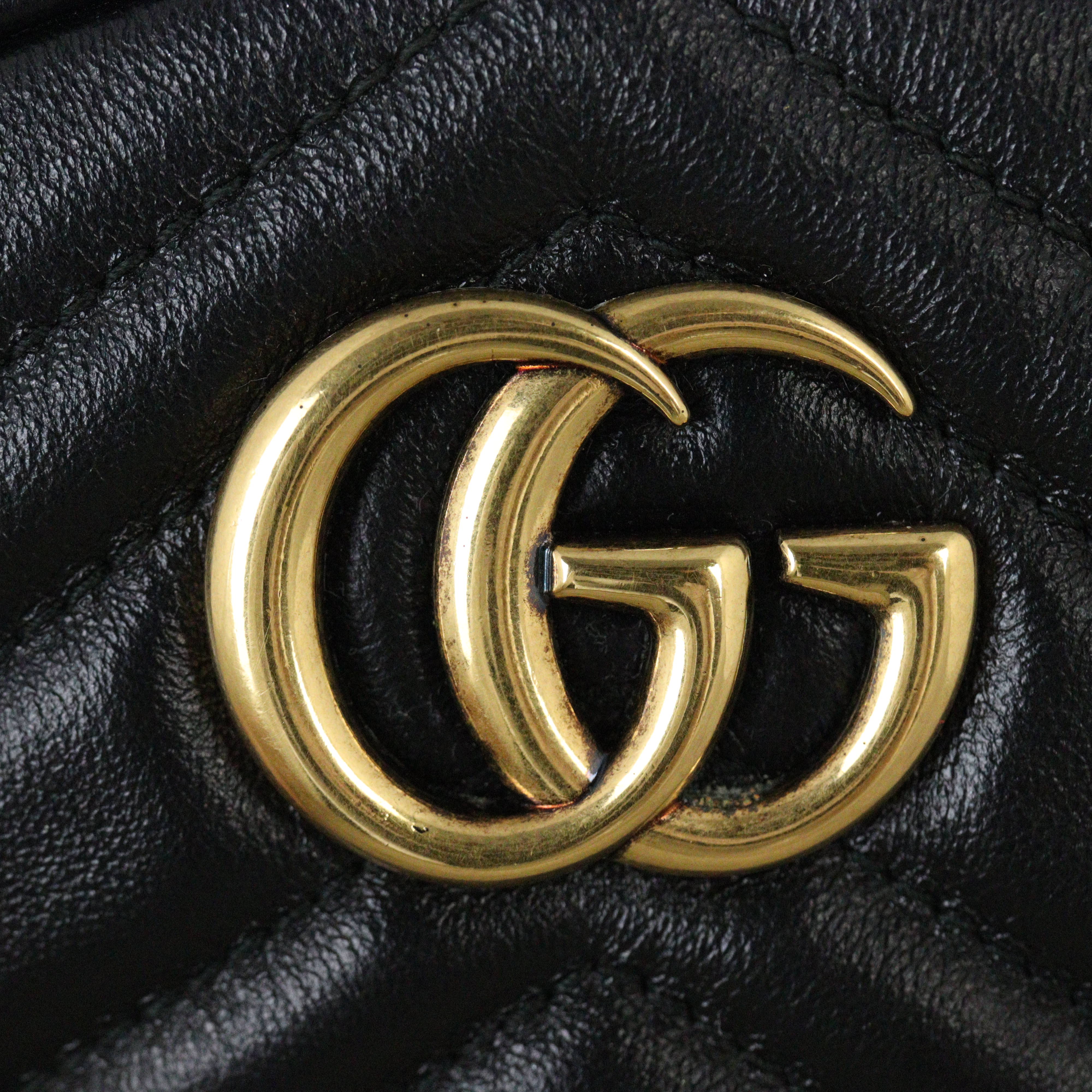 Gucci GG Marmont Round Chain Shoulder Bag