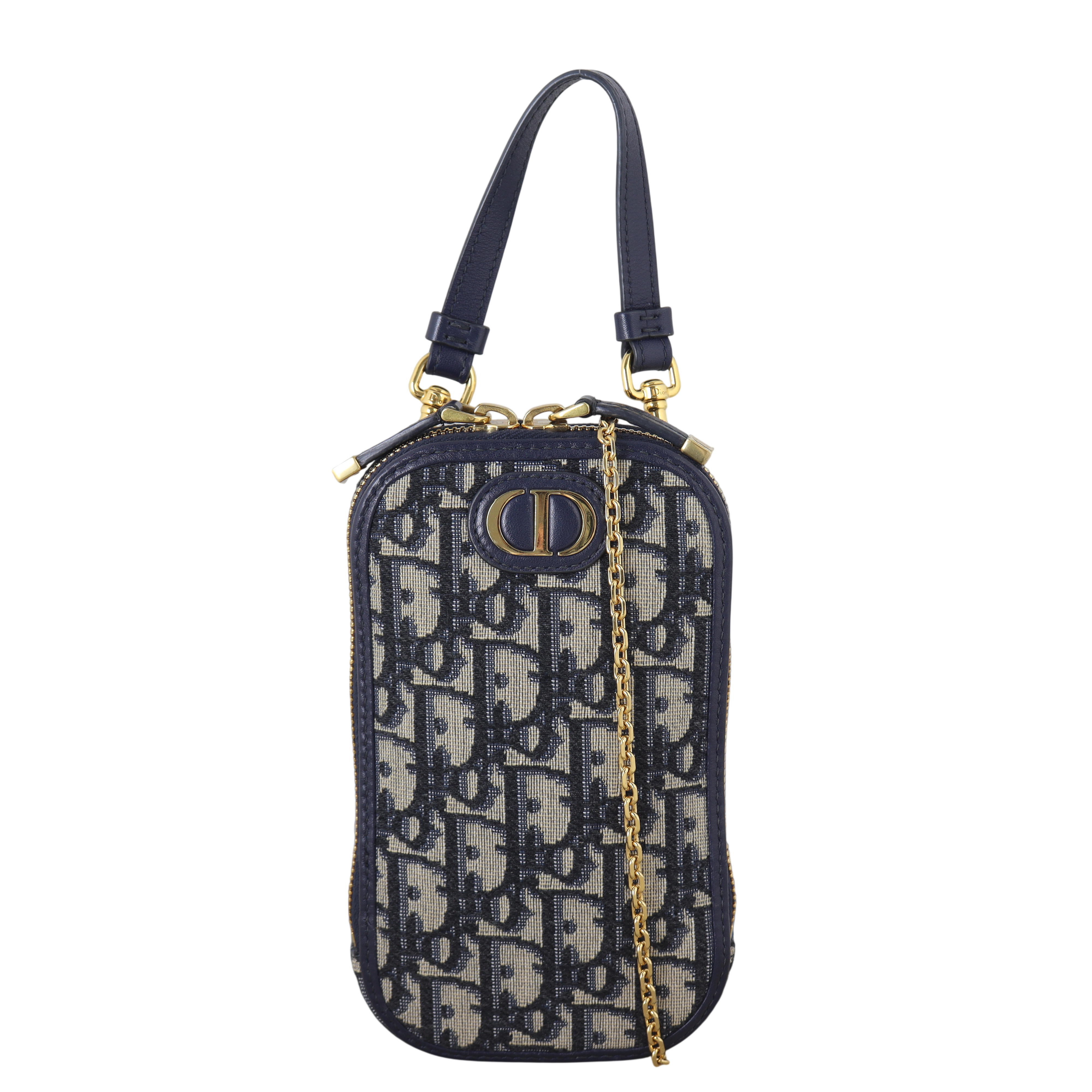 Dior 30 Montaigne Phone Holder Oblique