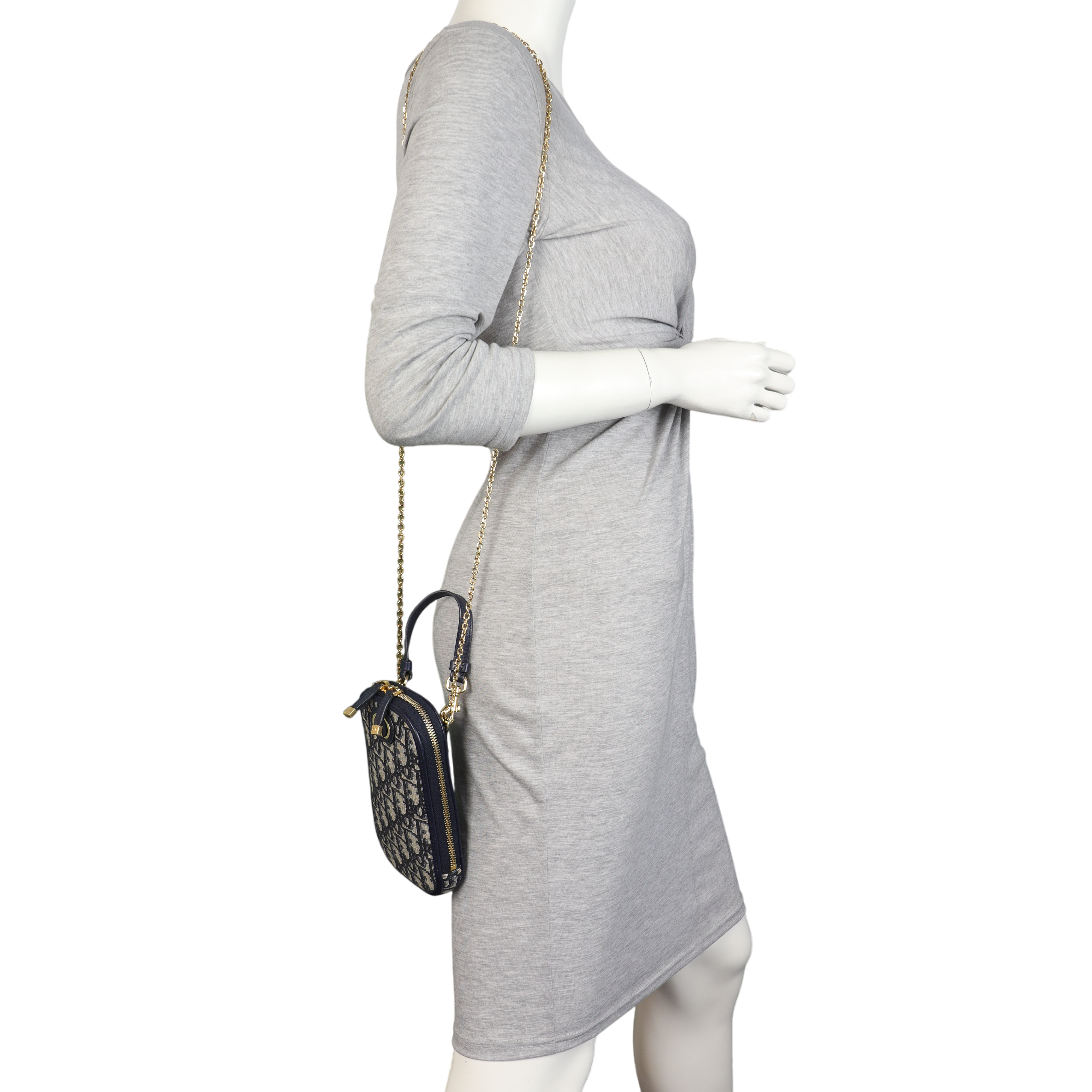 Dior 30 Montaigne Phone Holder Oblique