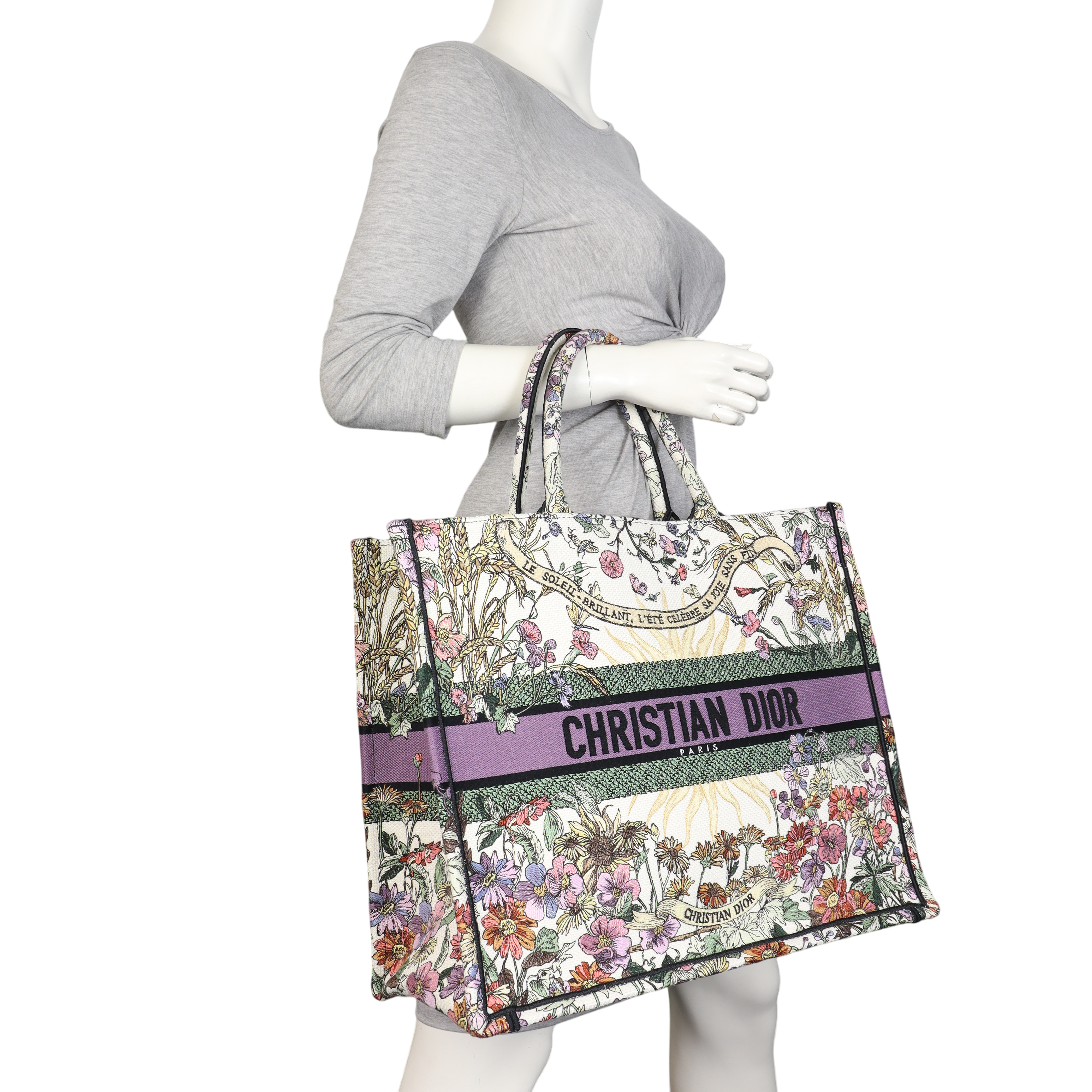 Dior Book Tote Large Floral