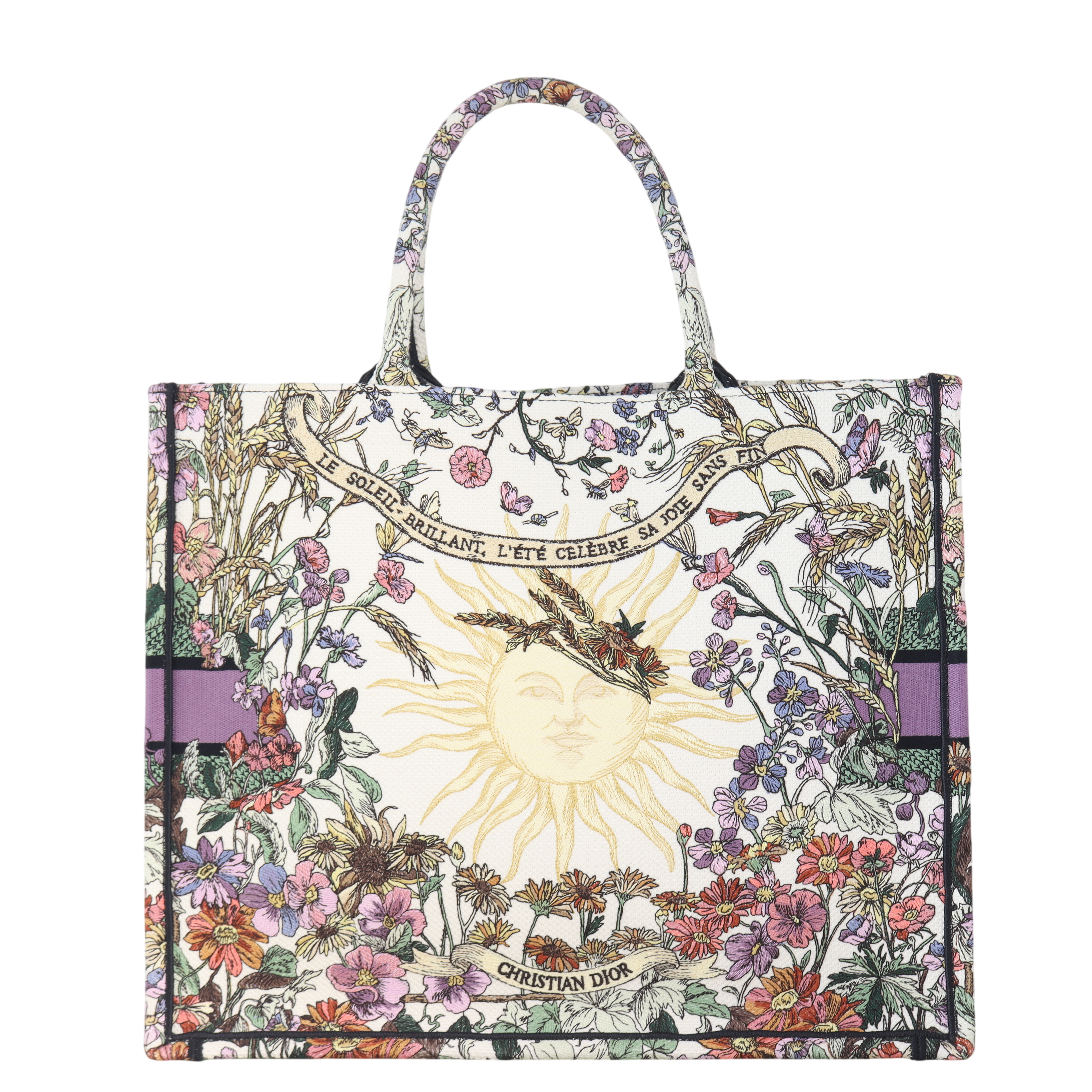 Dior Book Tote Large Floral