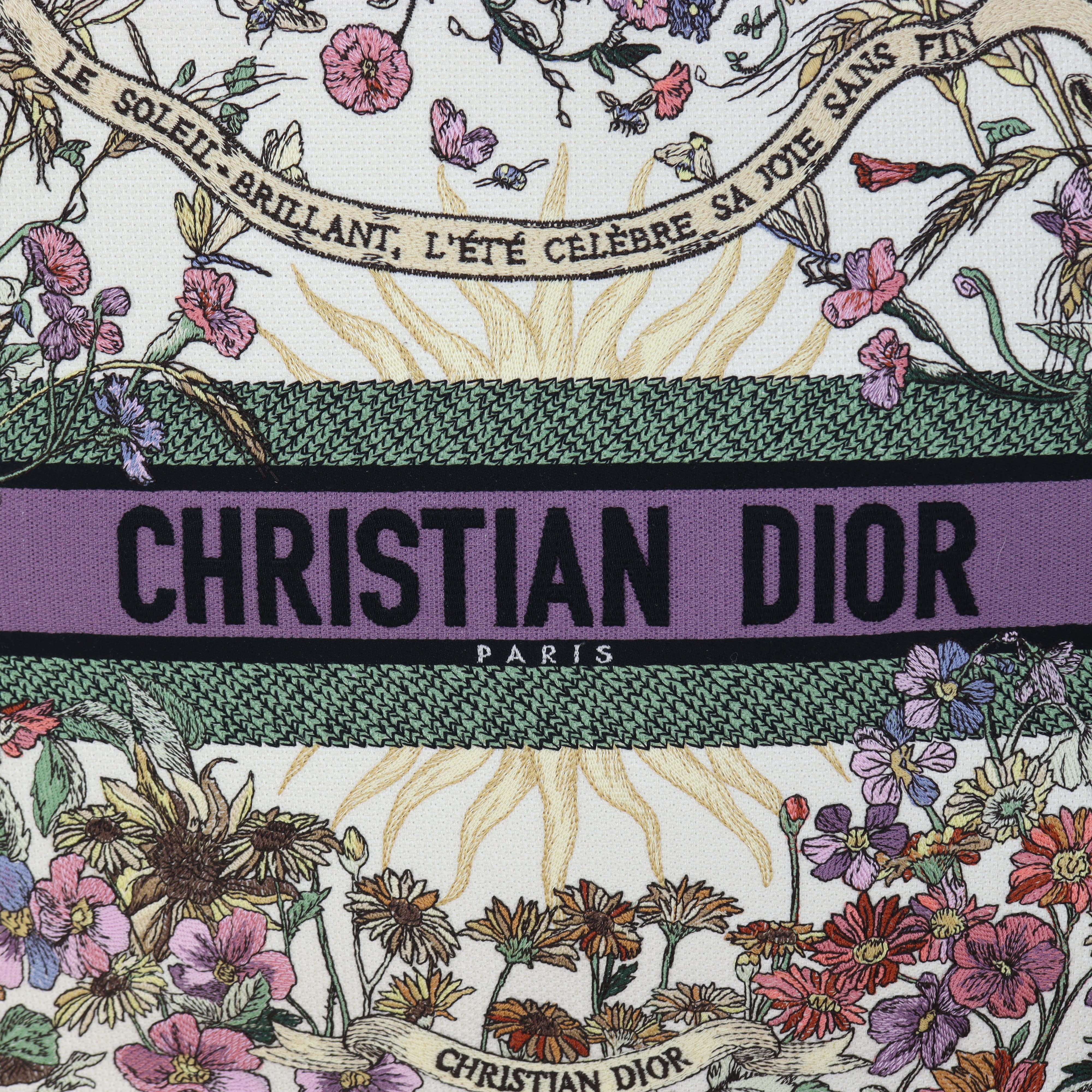 Dior Book Tote Large Floral