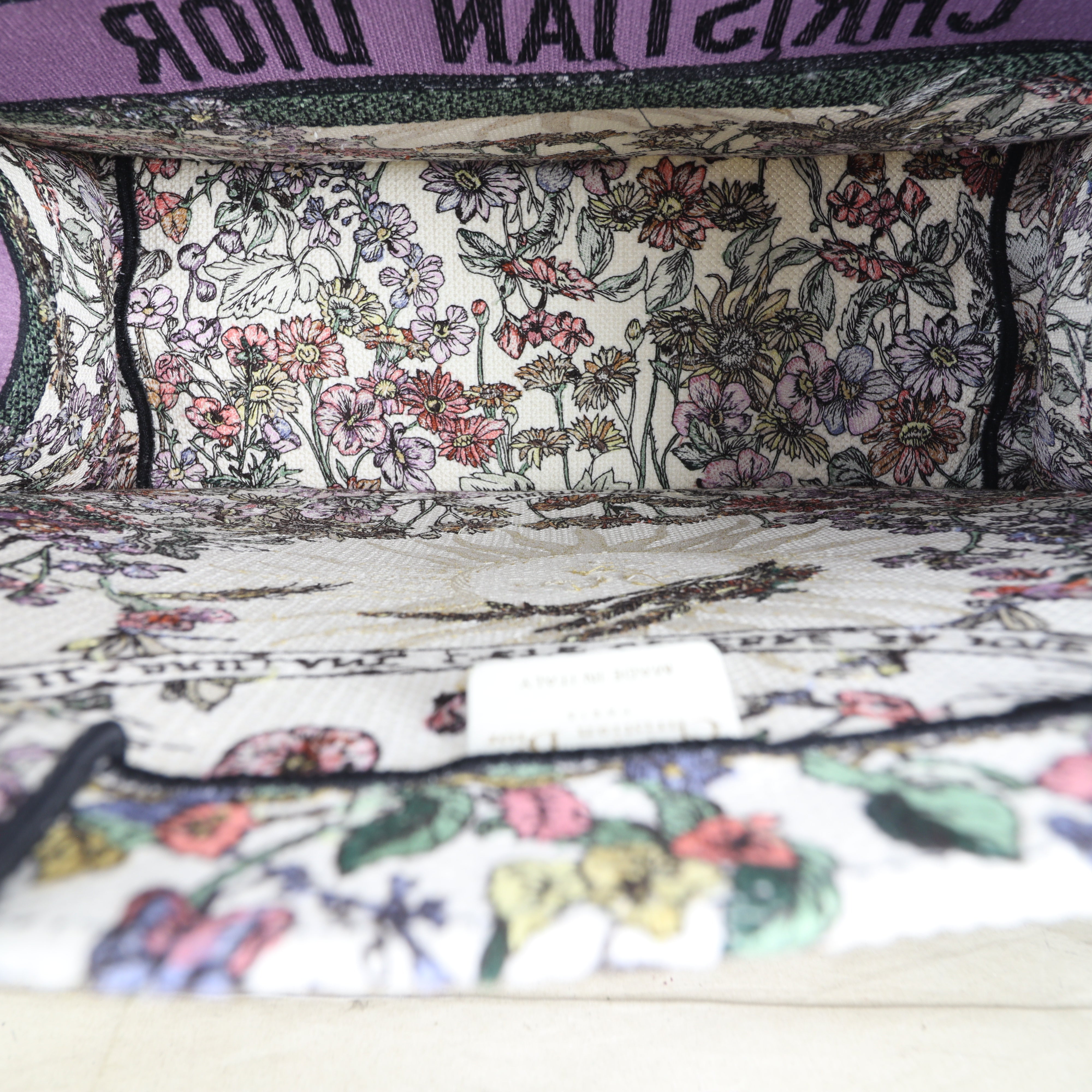 Dior Book Tote Large Floral