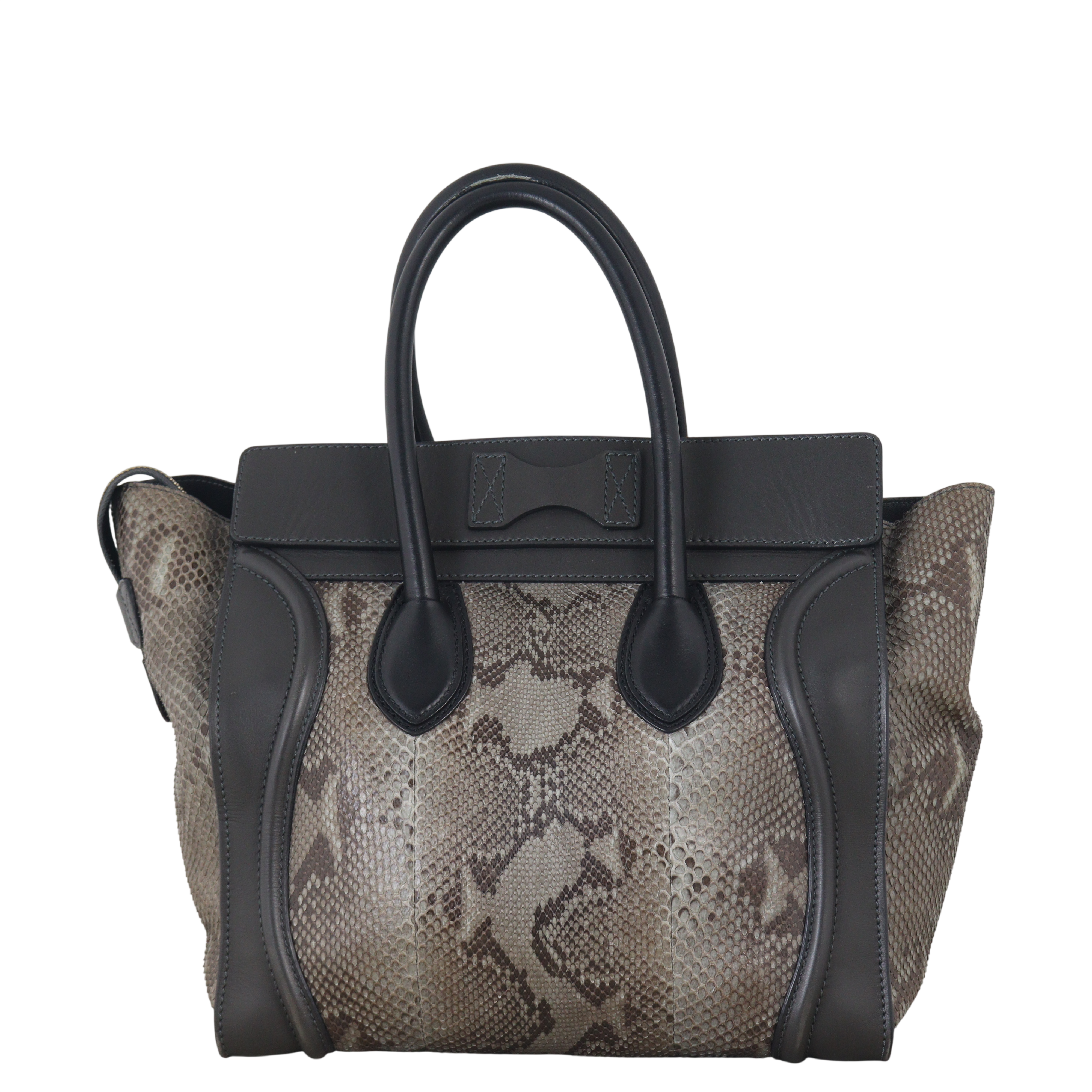 Celine Mini Luggage Tote Python