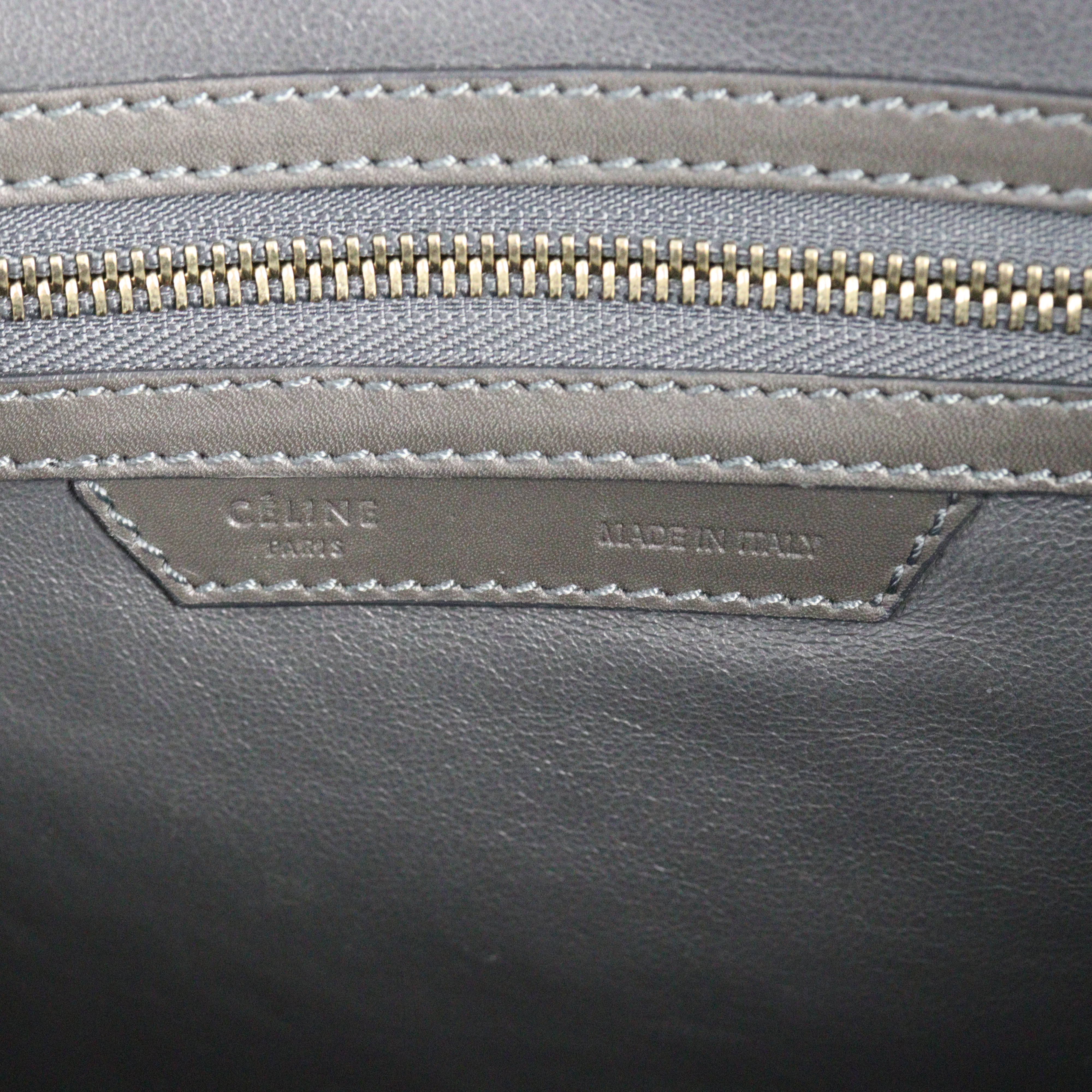 Celine Mini Luggage Tote Python