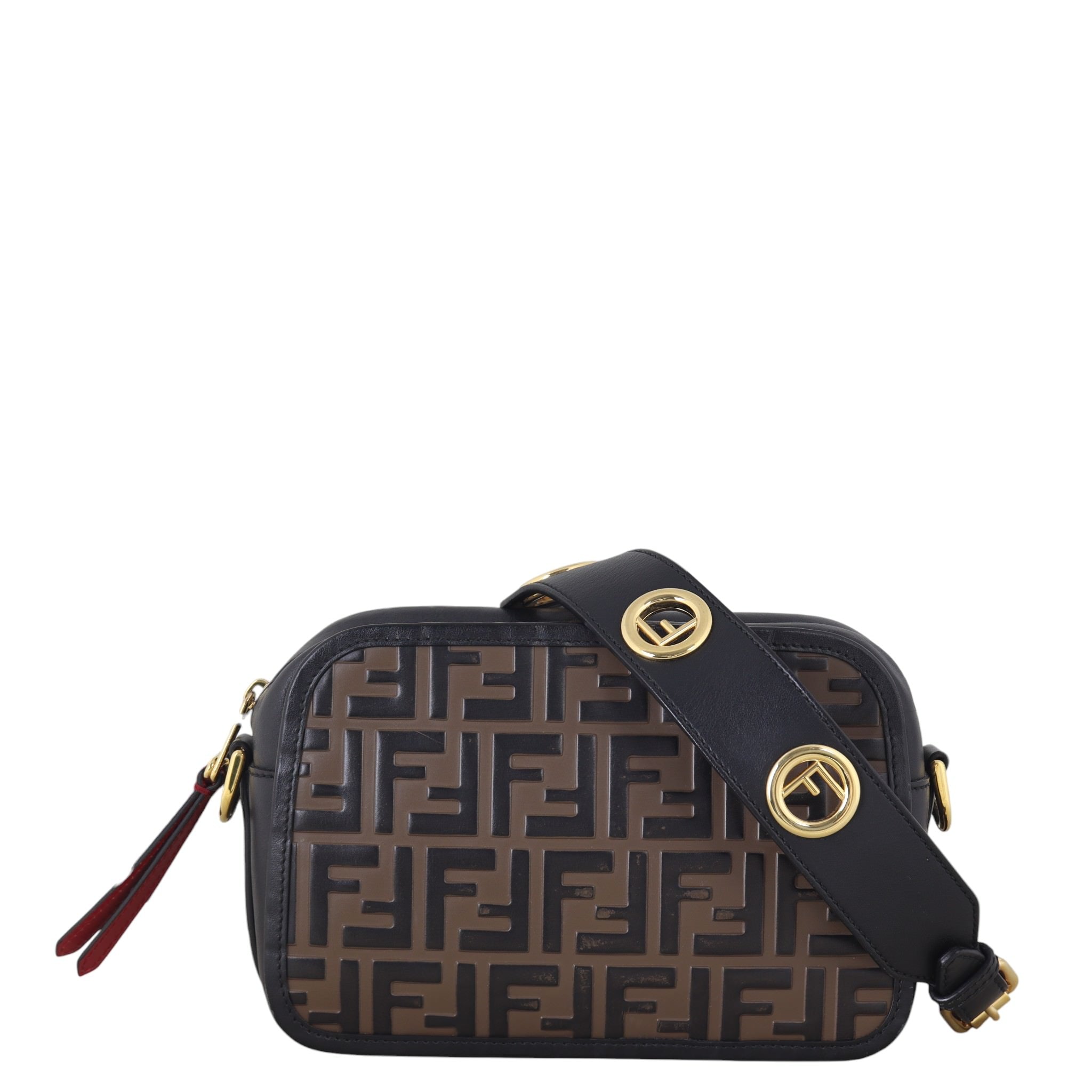 Fendi FF Embossed Camera Bag