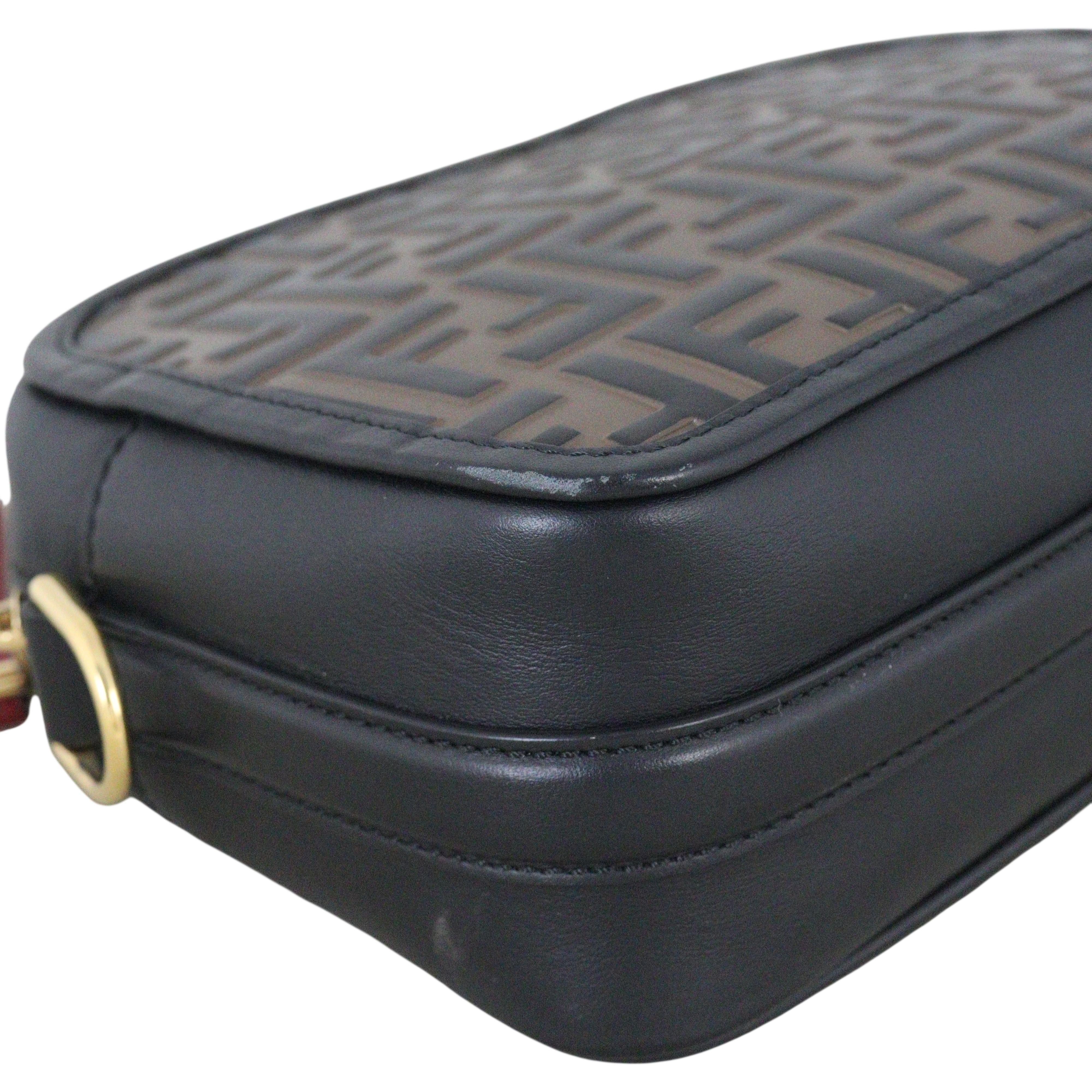 Fendi FF Embossed Camera Bag