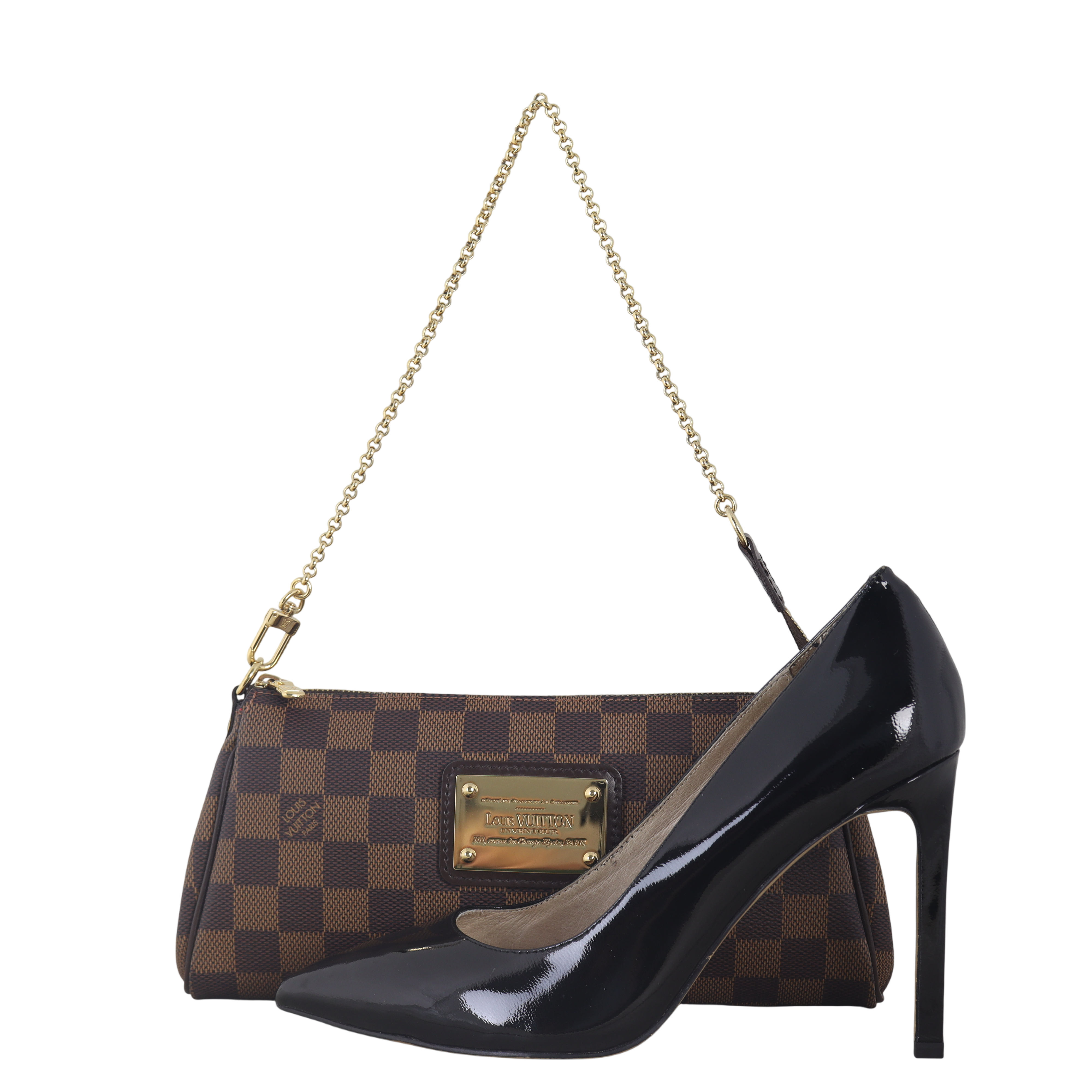 Louis Vuitton Eva Pochette Damier Ebene