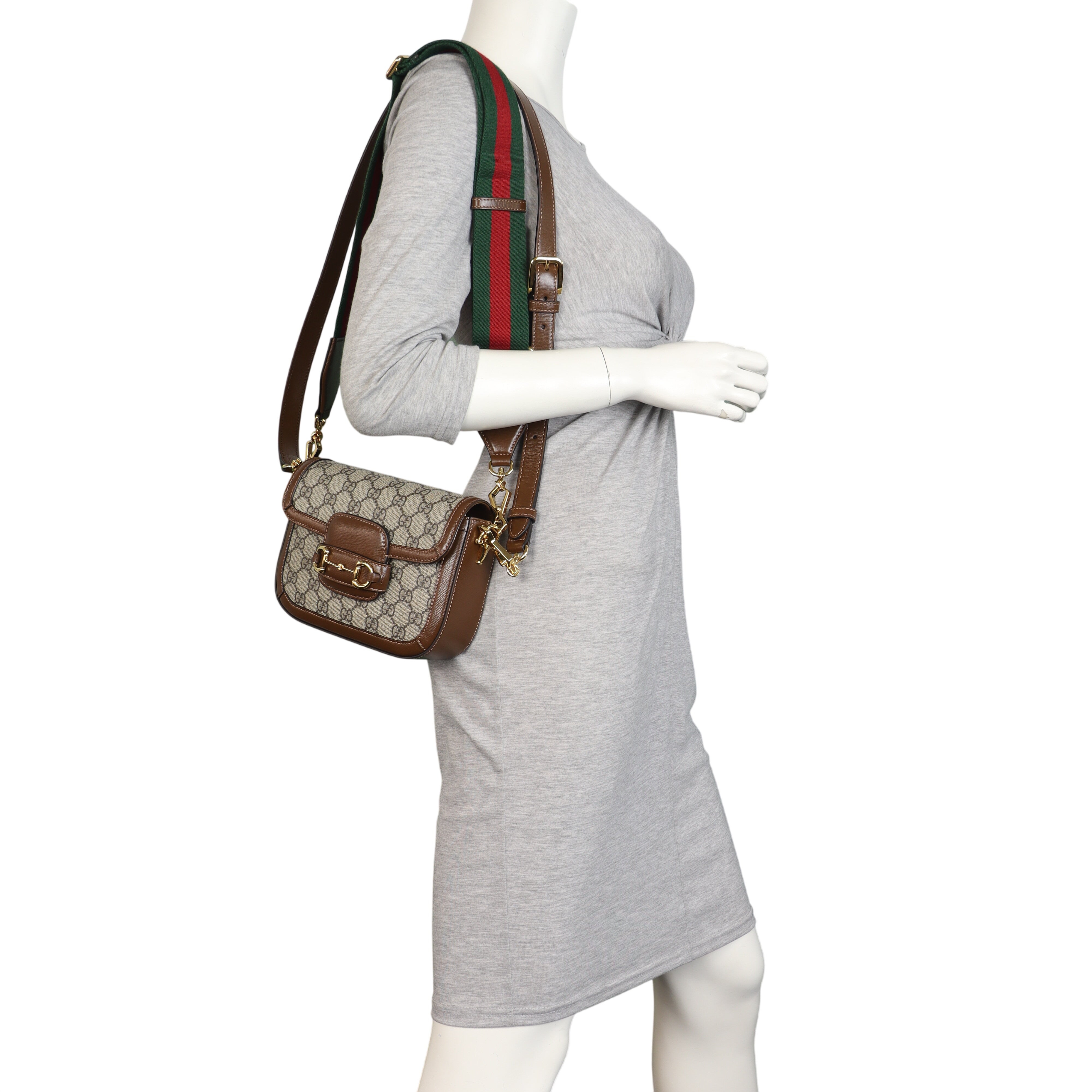 Gucci GG Supreme Horsebit 1955 Shoulder Bag Mini