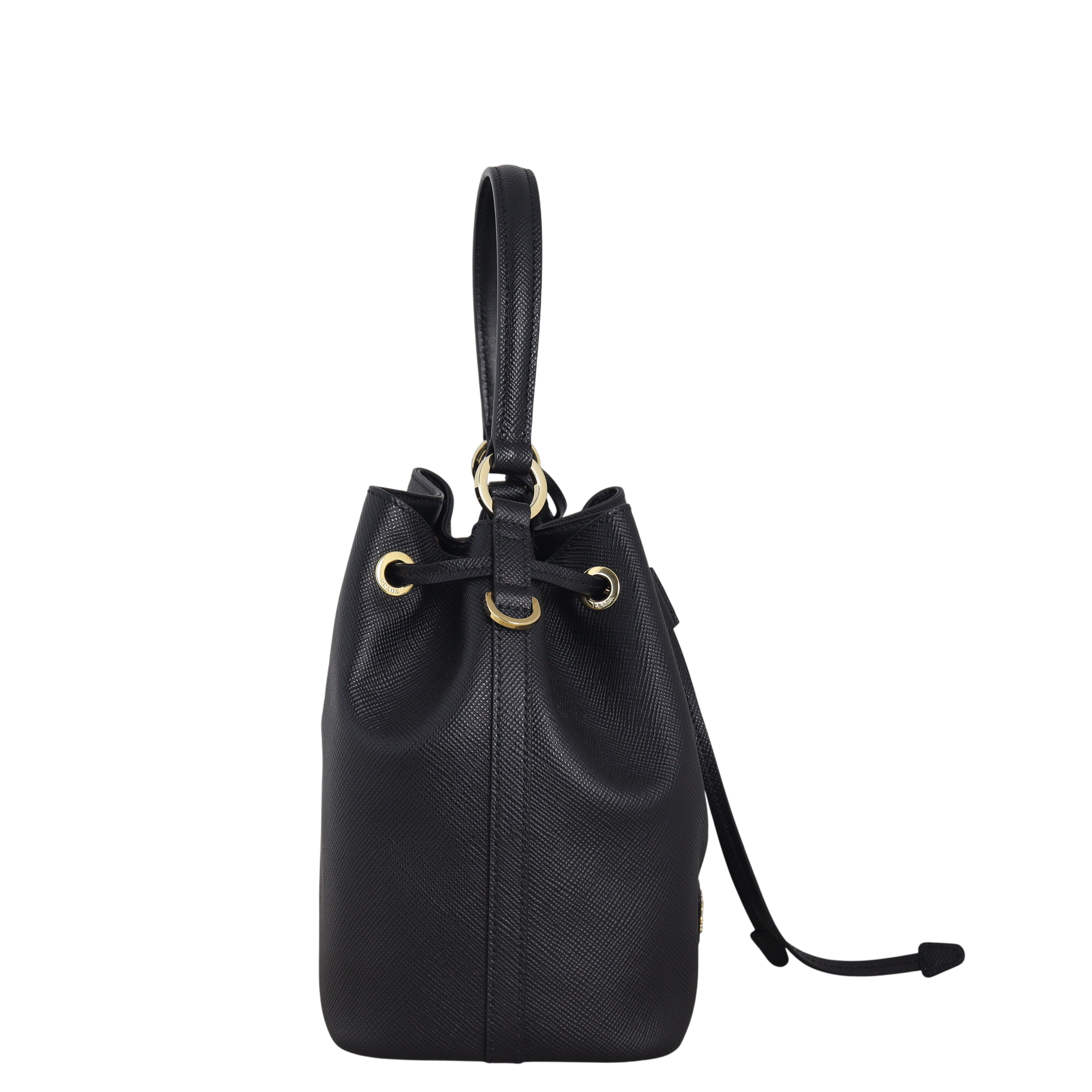 Prada Saffiano Lux Bucket Bag