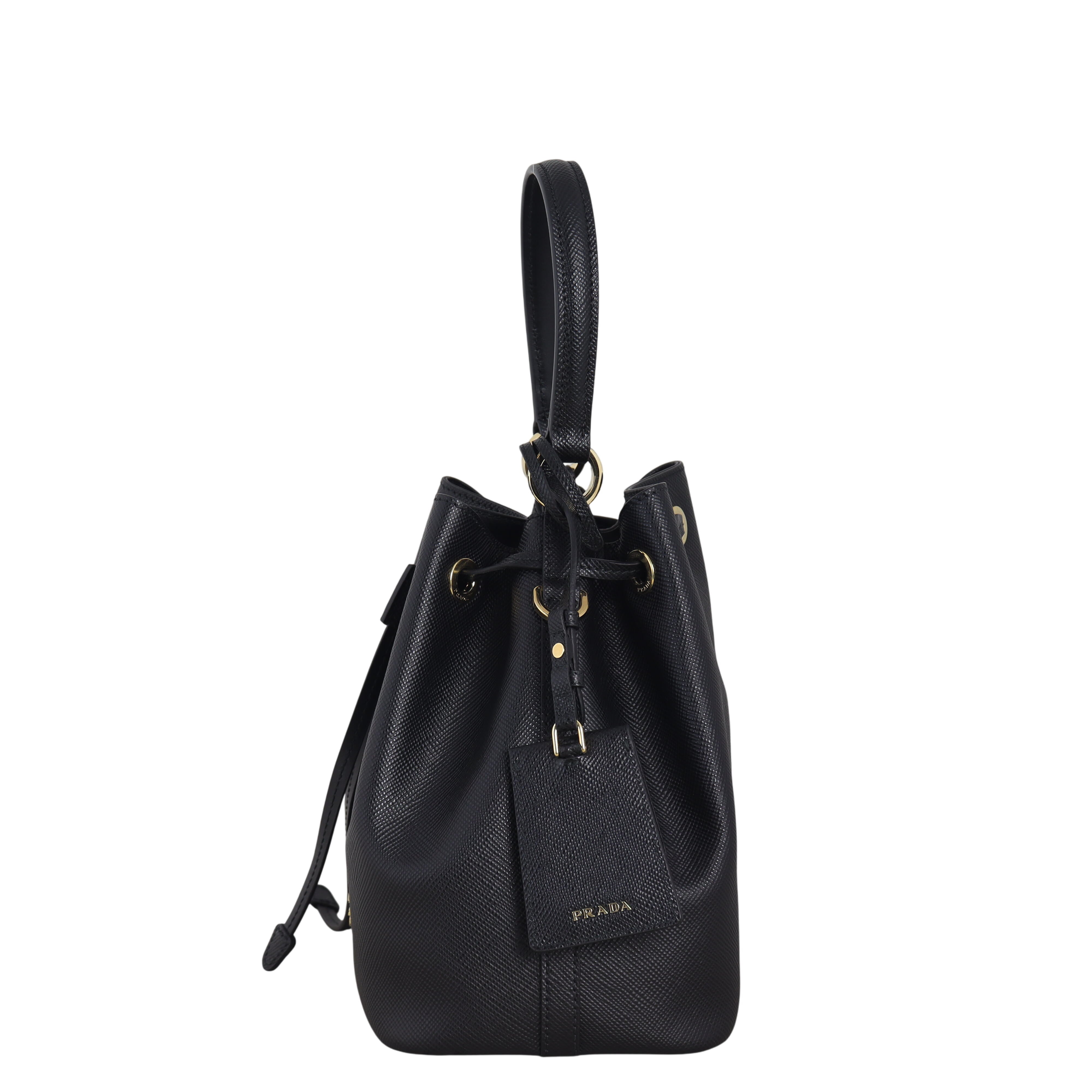 Prada Saffiano Lux Bucket Bag