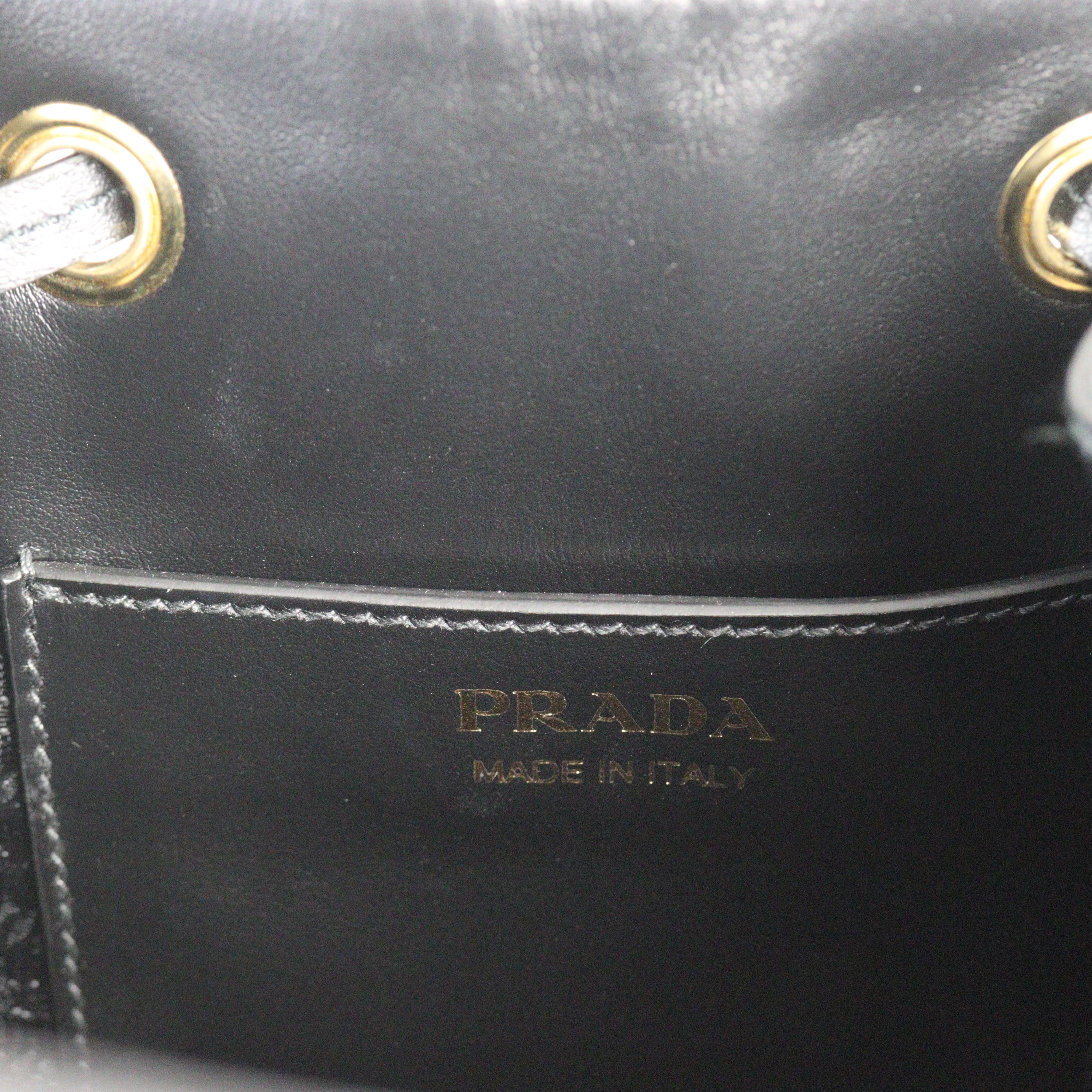 Prada Saffiano Lux Bucket Bag