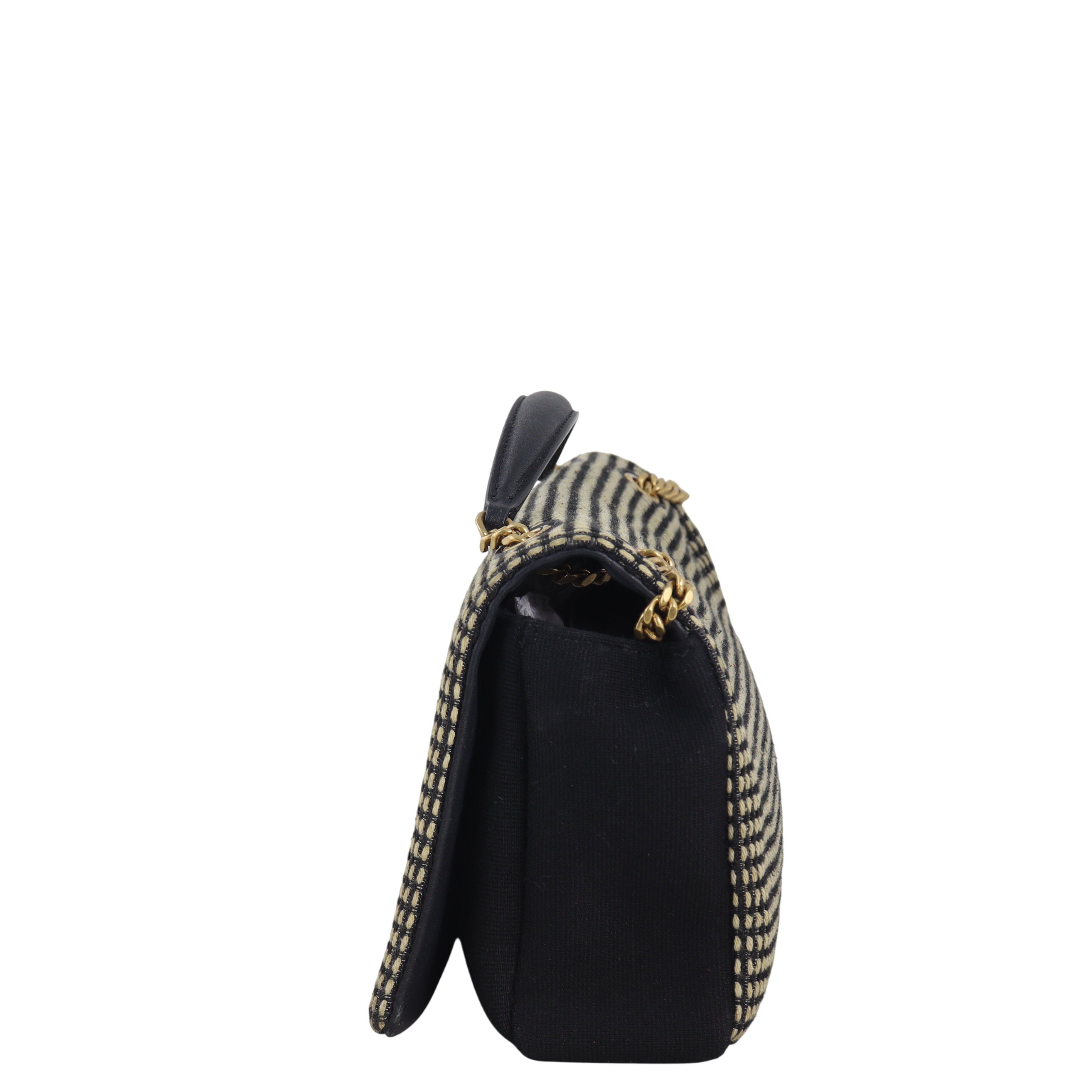 Saint Laurent Rive Gauche Chain Bag Embroidered