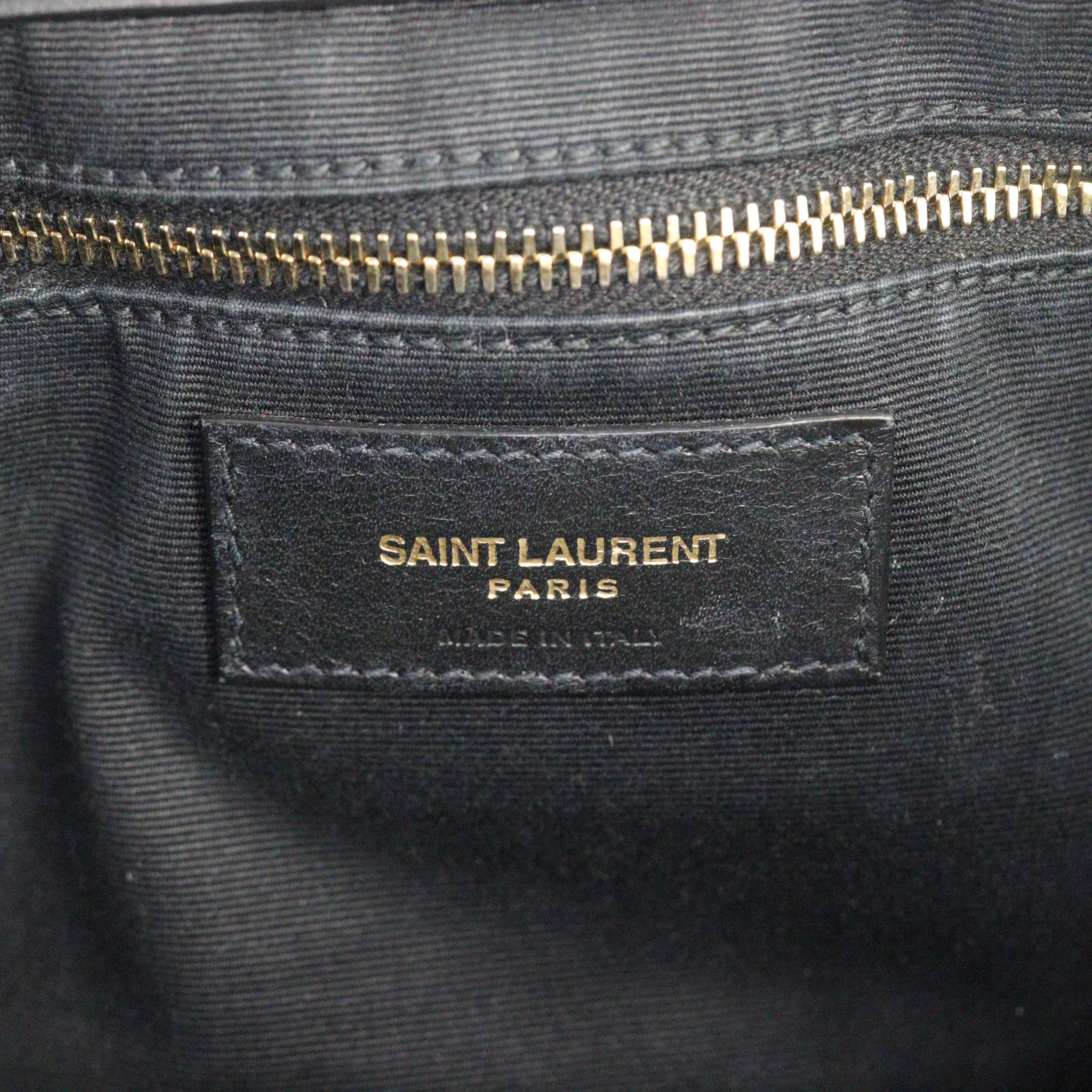 Saint Laurent Rive Gauche Chain Bag Embroidered