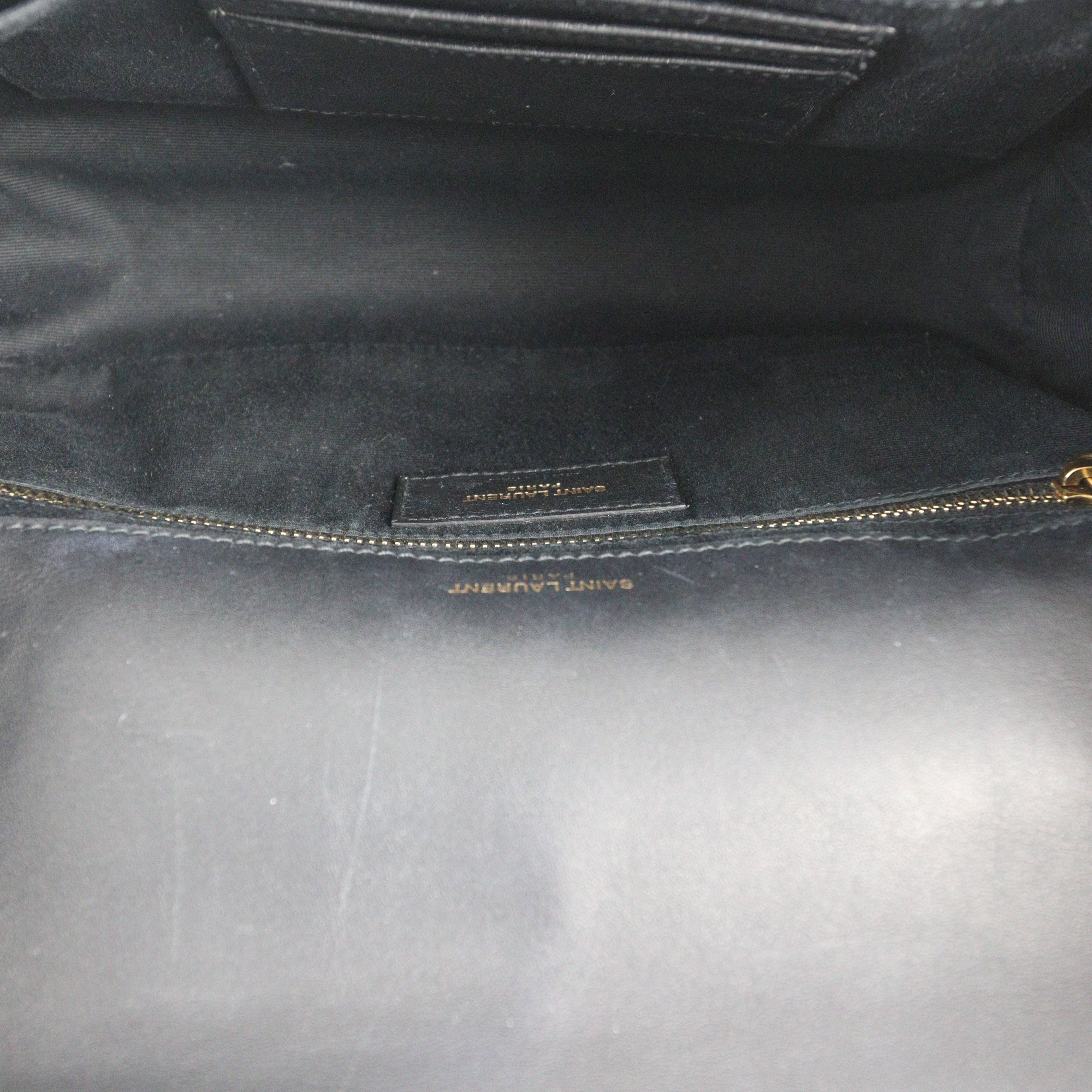 Saint Laurent Rive Gauche Chain Bag Embroidered