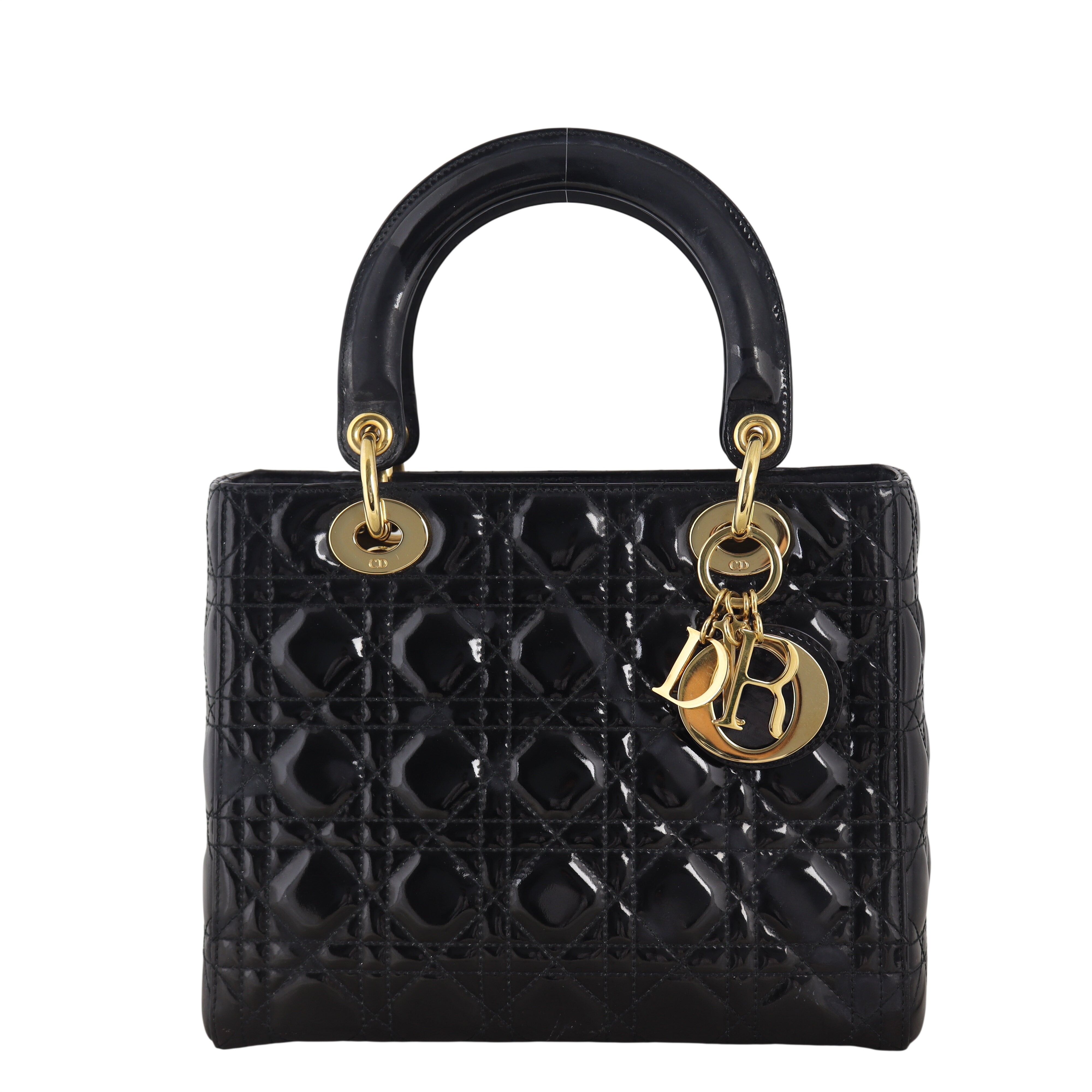 Dior Lady Dior Medium Patent