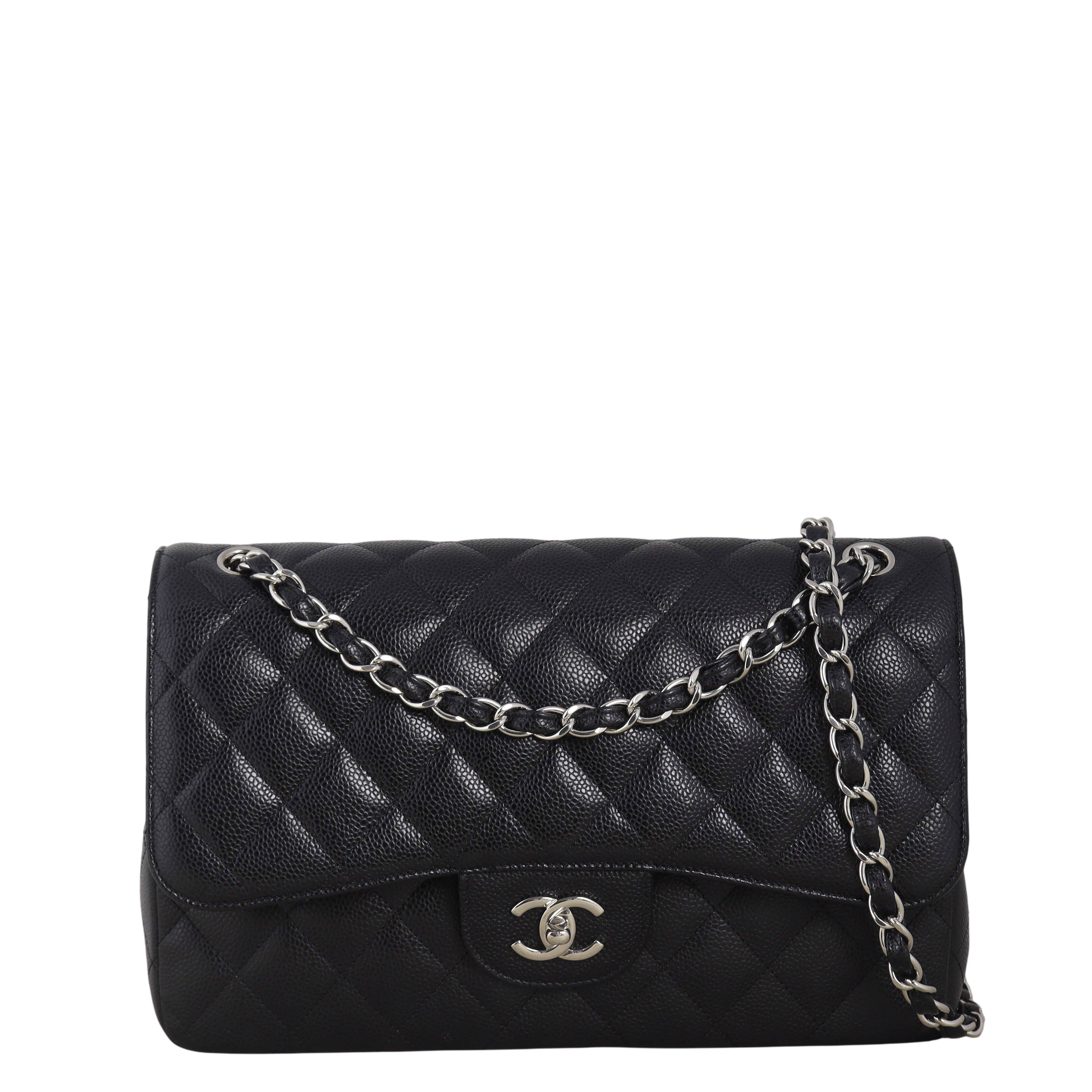 Chanel Classic Double Flap Jumbo Caviar