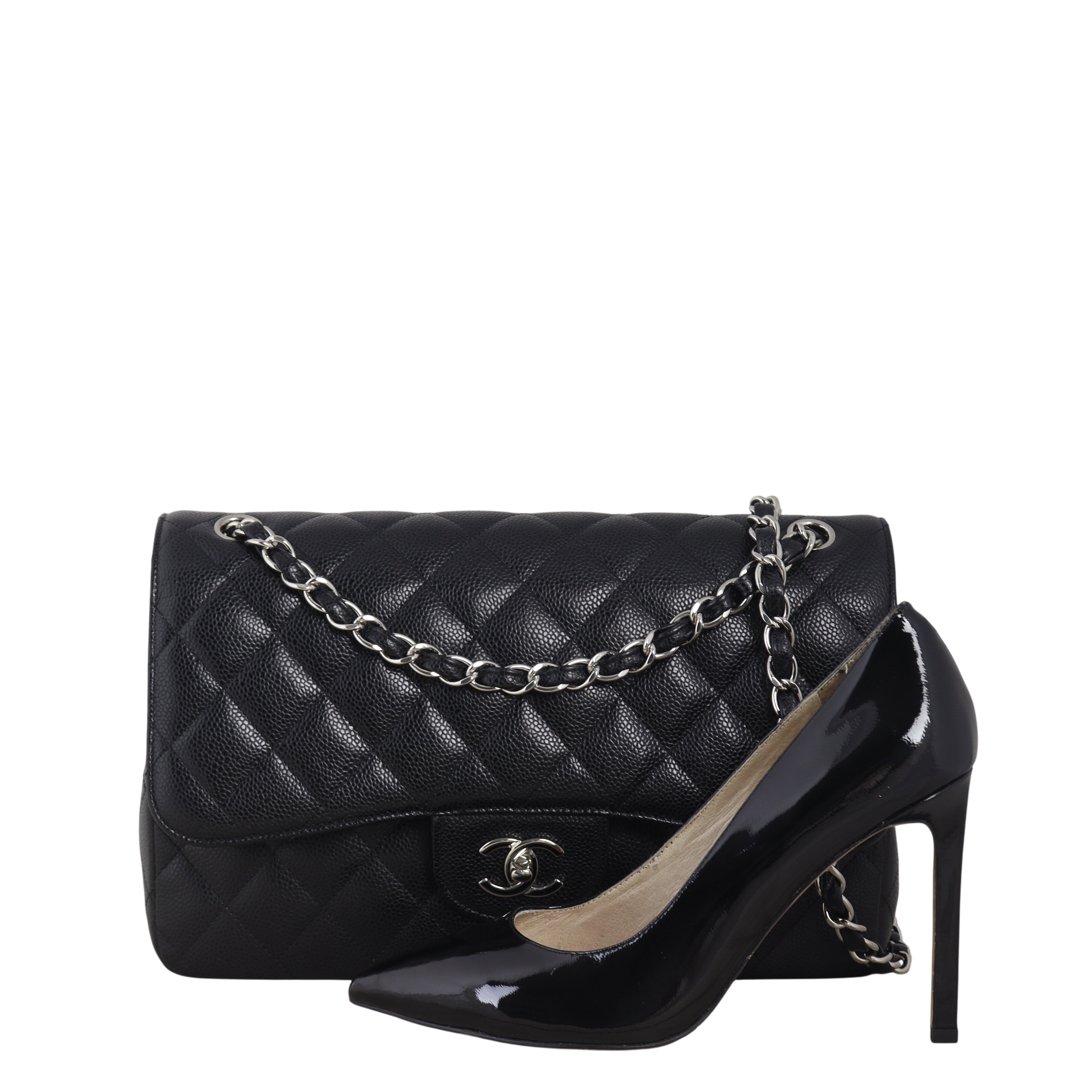 Chanel Classic Double Flap Jumbo Caviar