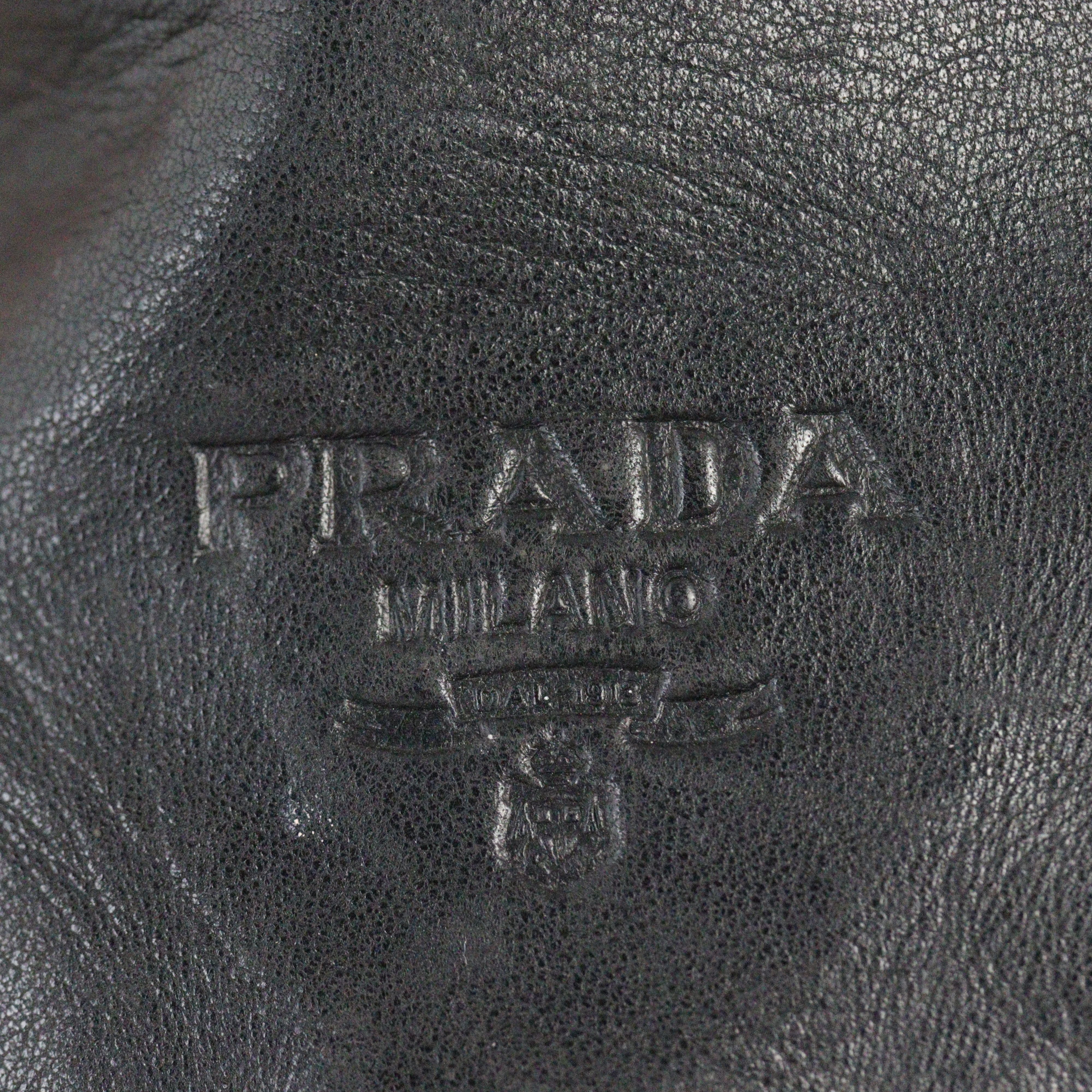Prada Leather Drawstring Backpack