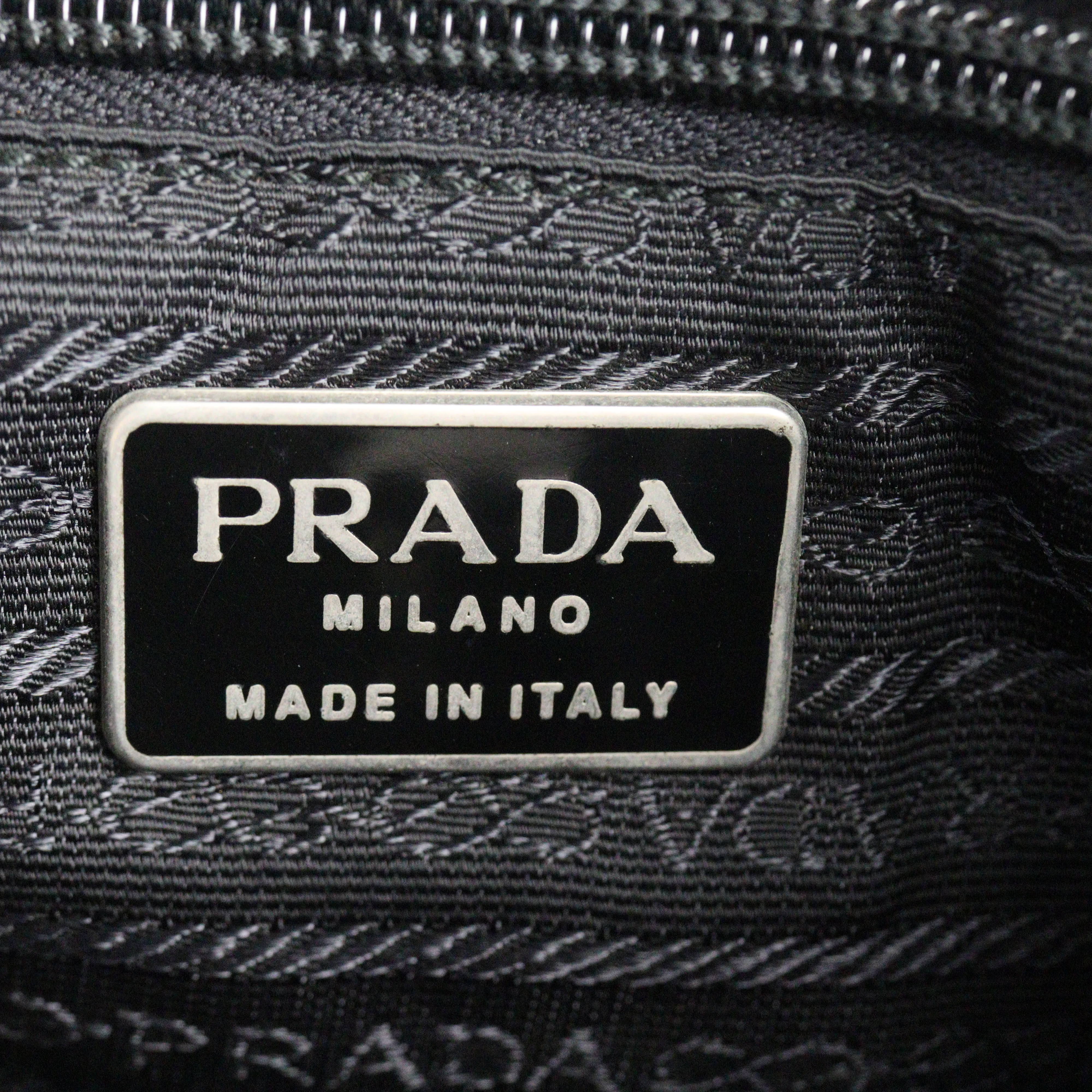 Prada Leather Drawstring Backpack
