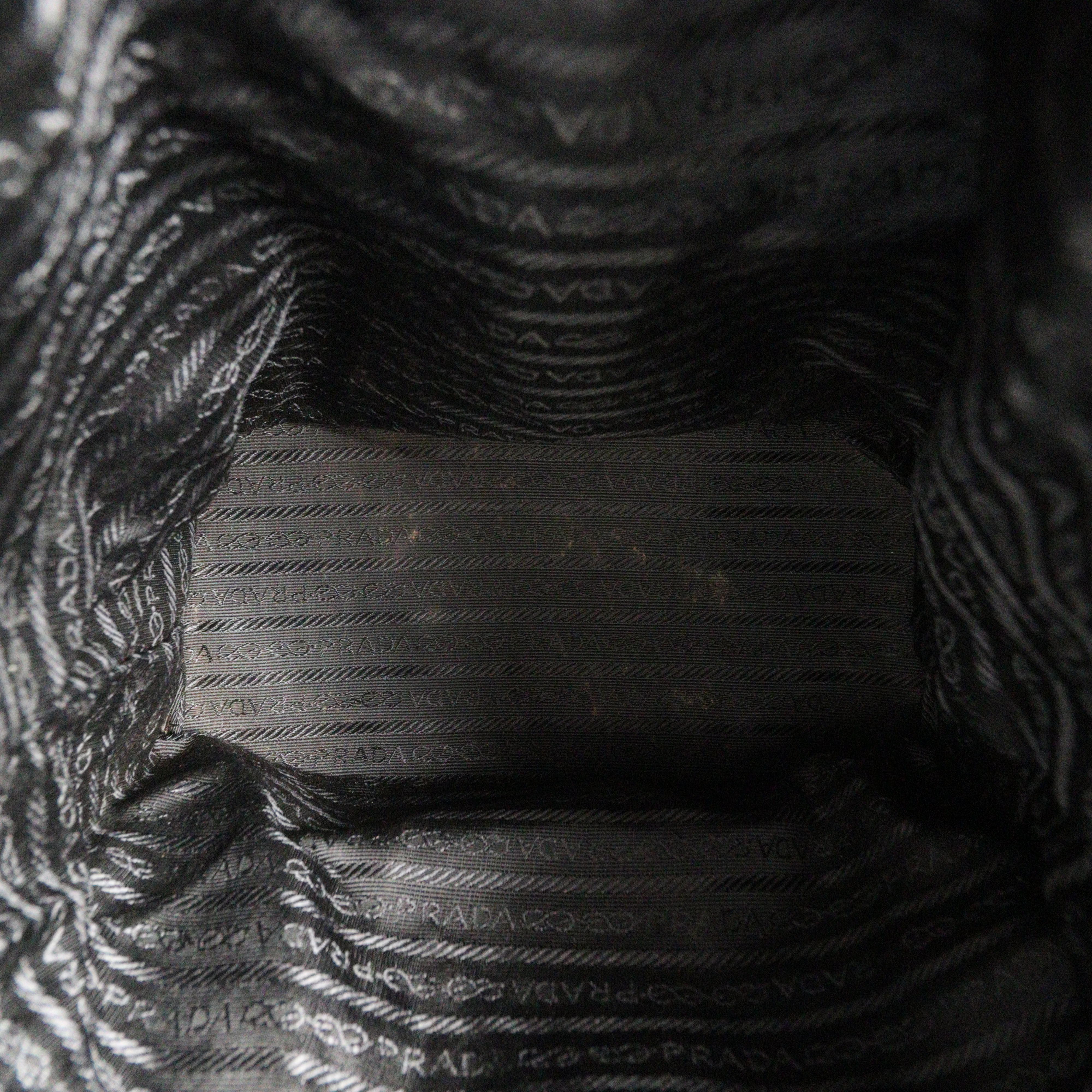 Prada Leather Drawstring Backpack