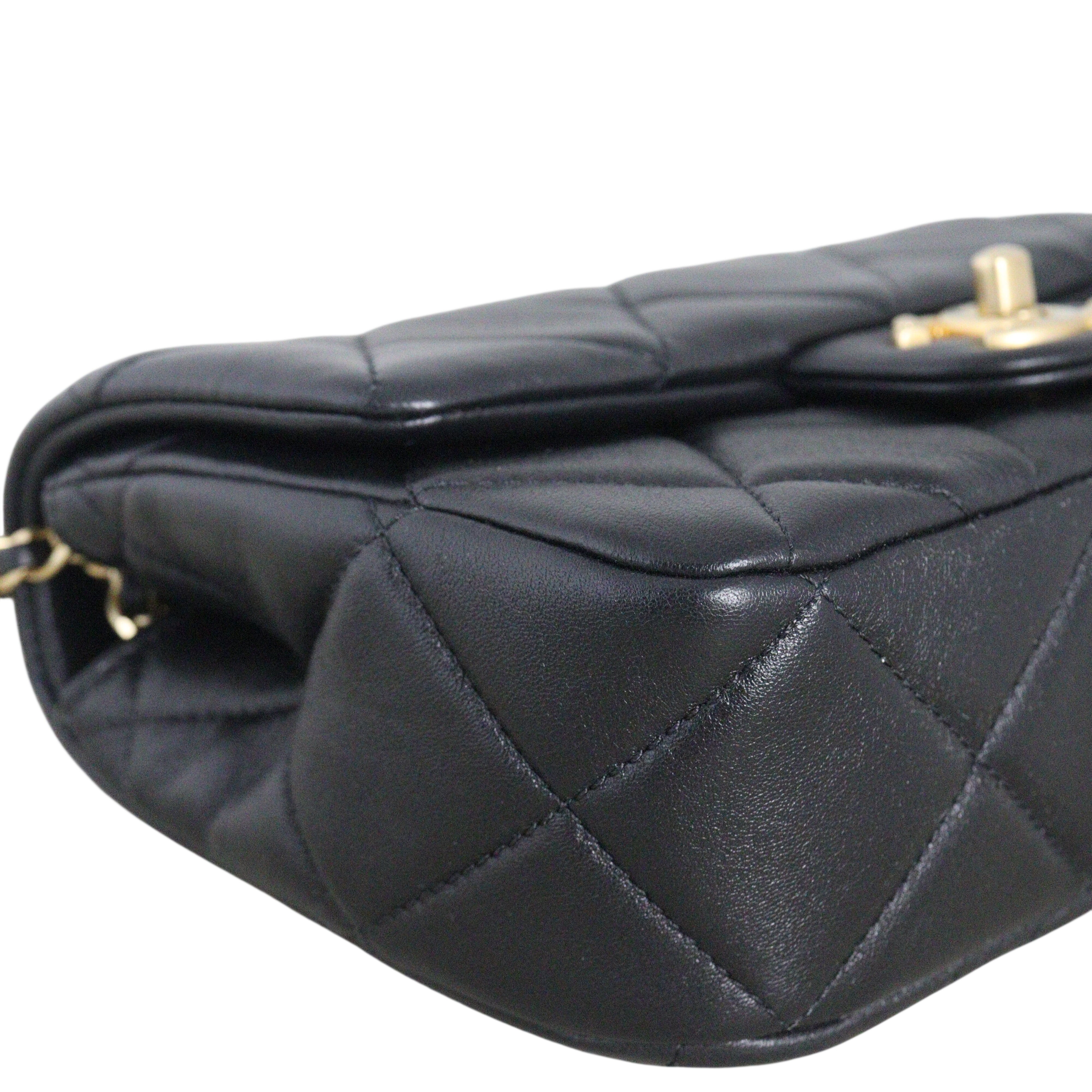 Chanel Double Pearl Mini Flap Bag