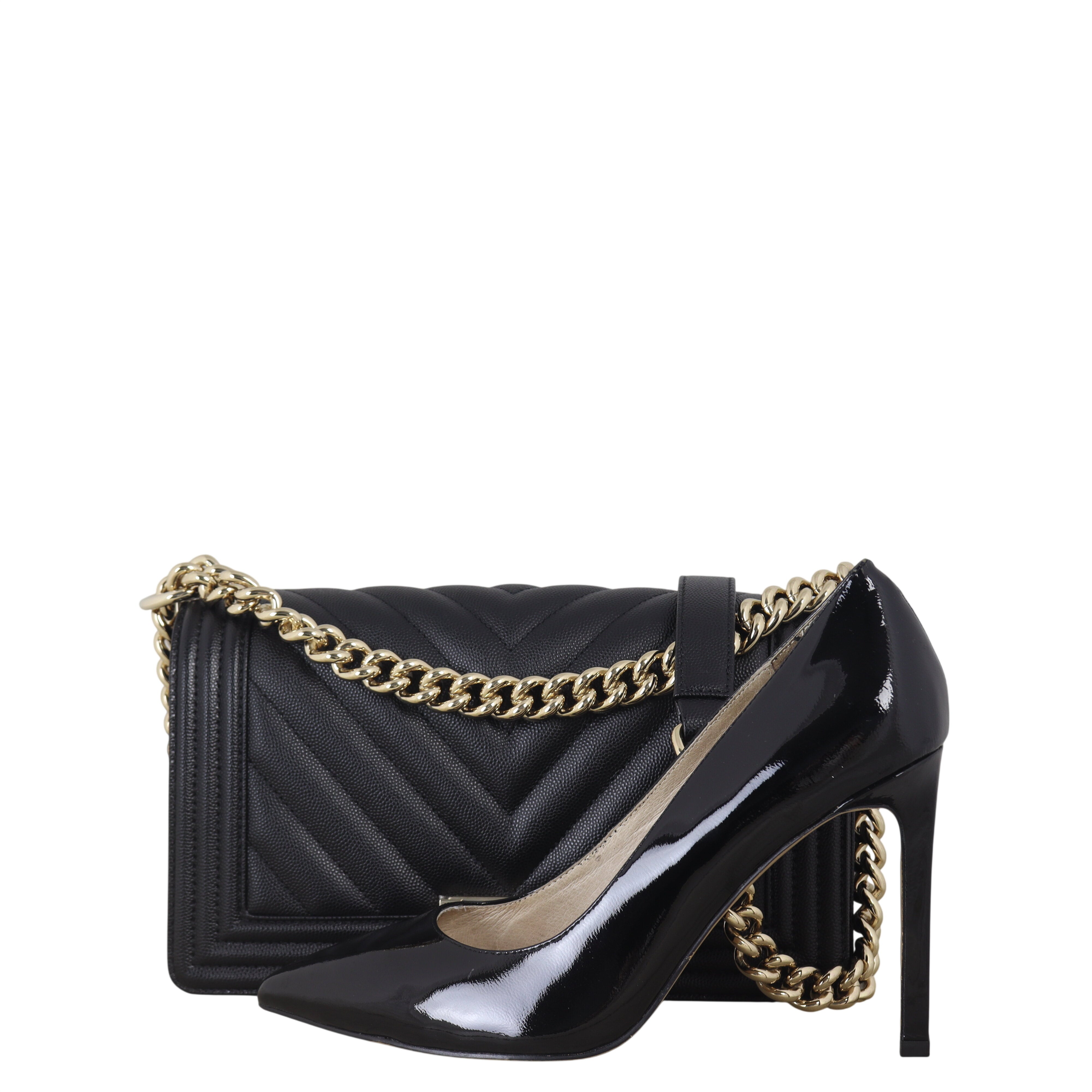 Chanel Boy Old Medium Chevron