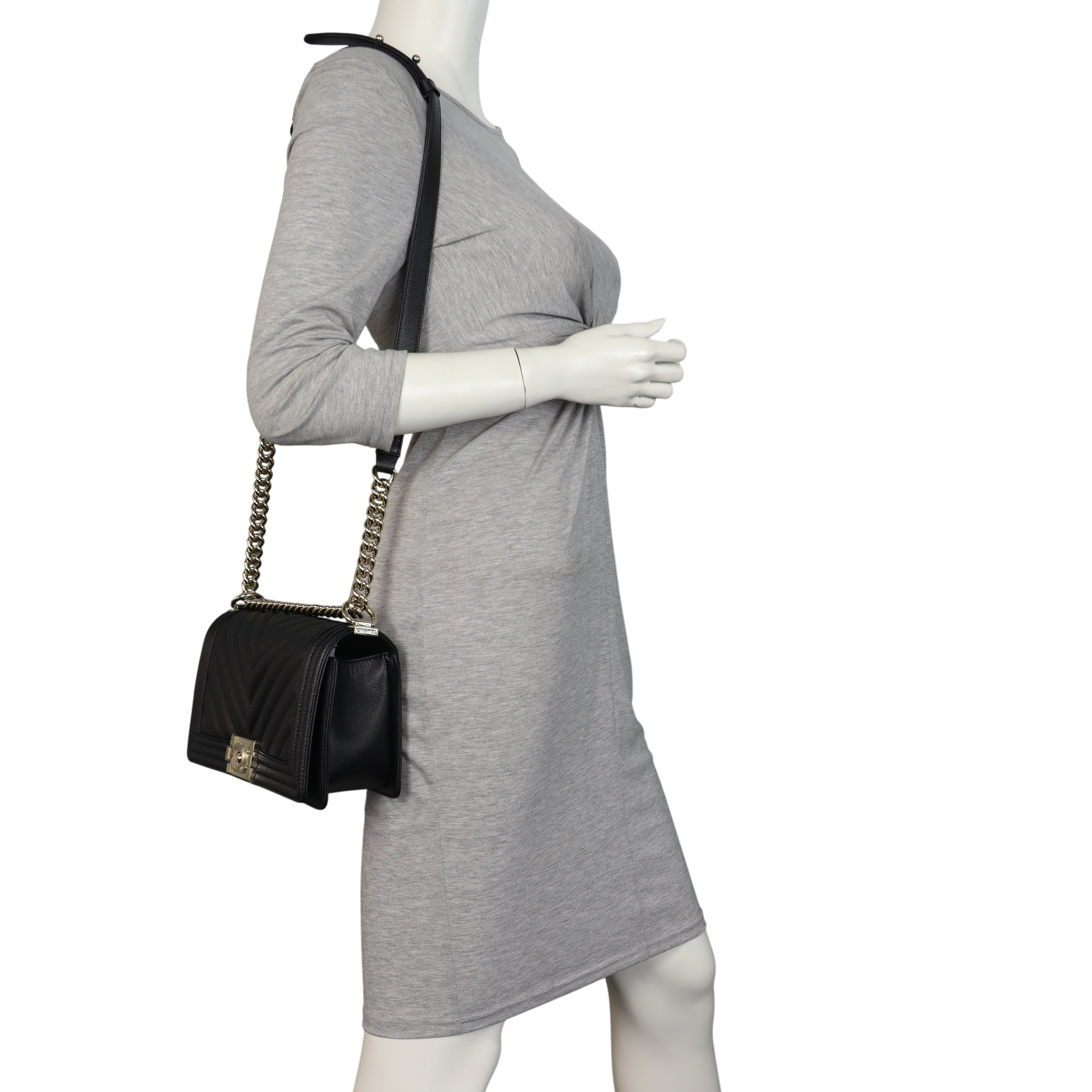 Chanel Boy Old Medium Chevron