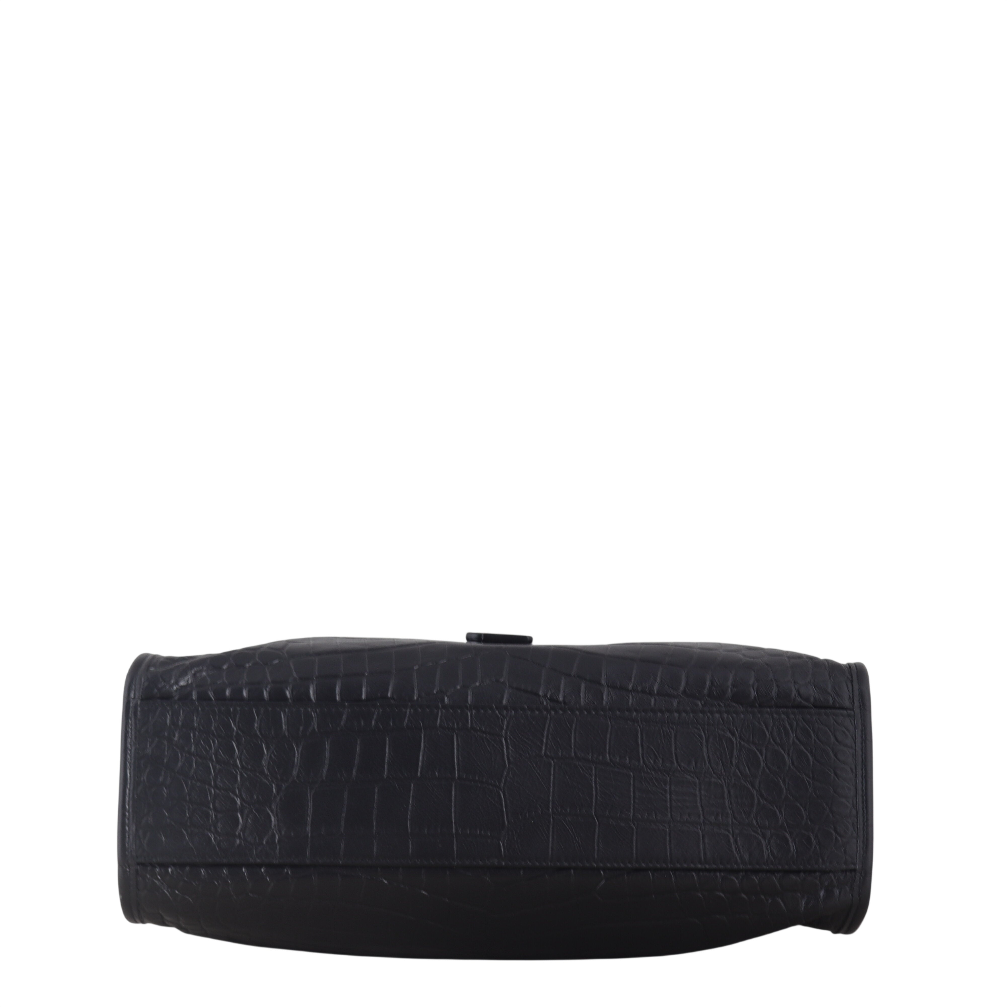 Saint Laurent Niki Tote Medium Croc Embossed