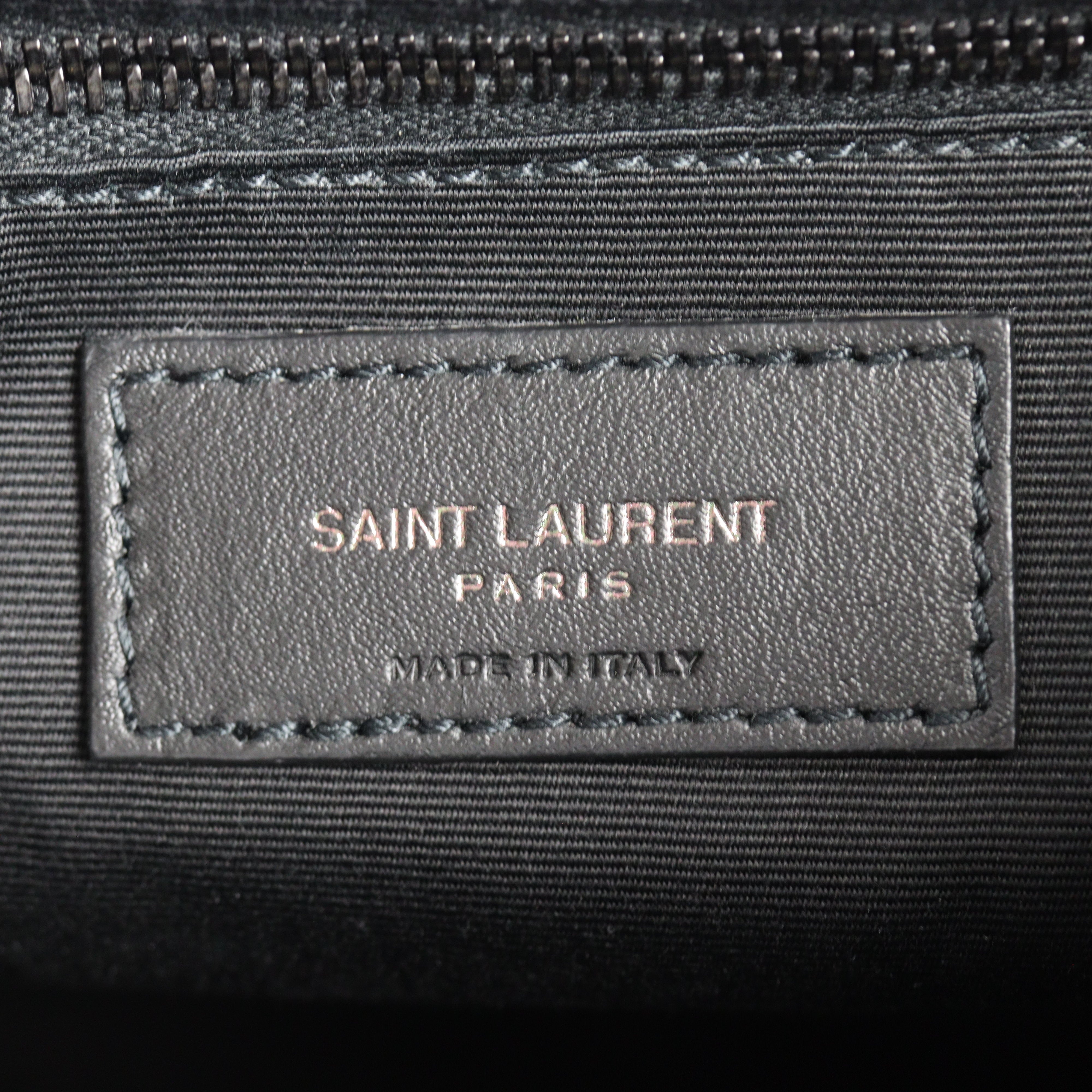 Saint Laurent Niki Tote Medium Croc Embossed