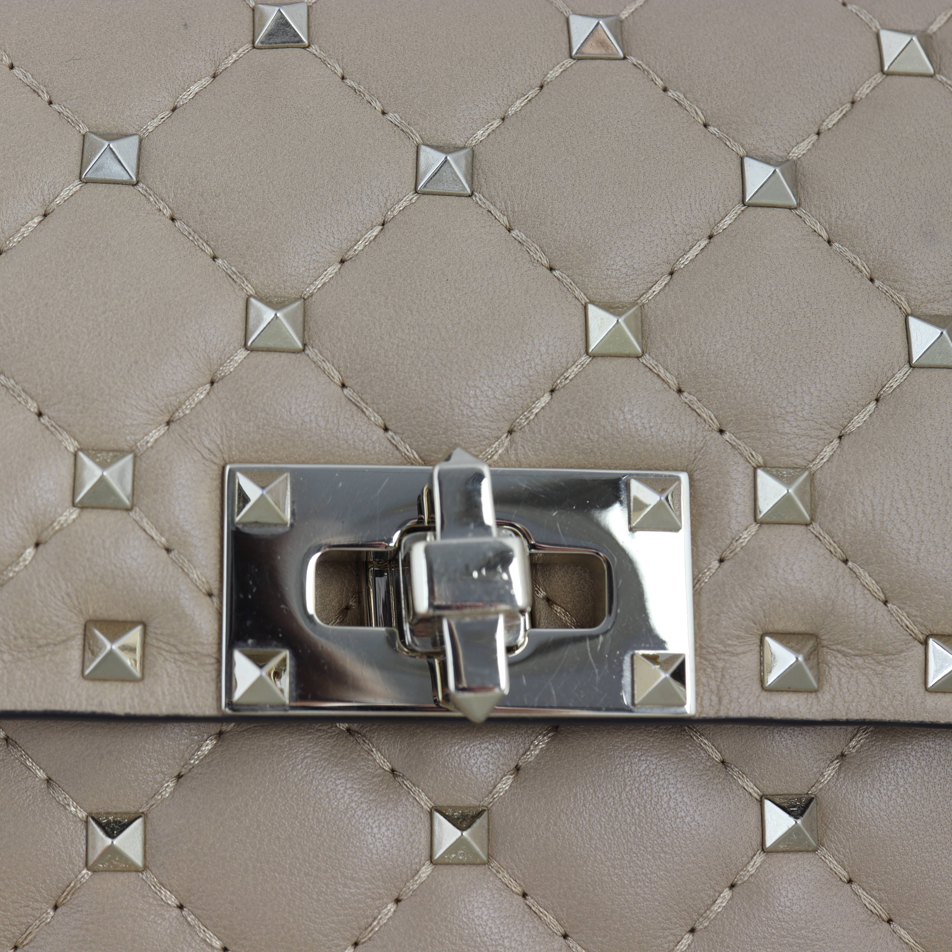 Valentino Rockstud Spike Medium Shoulder Bag