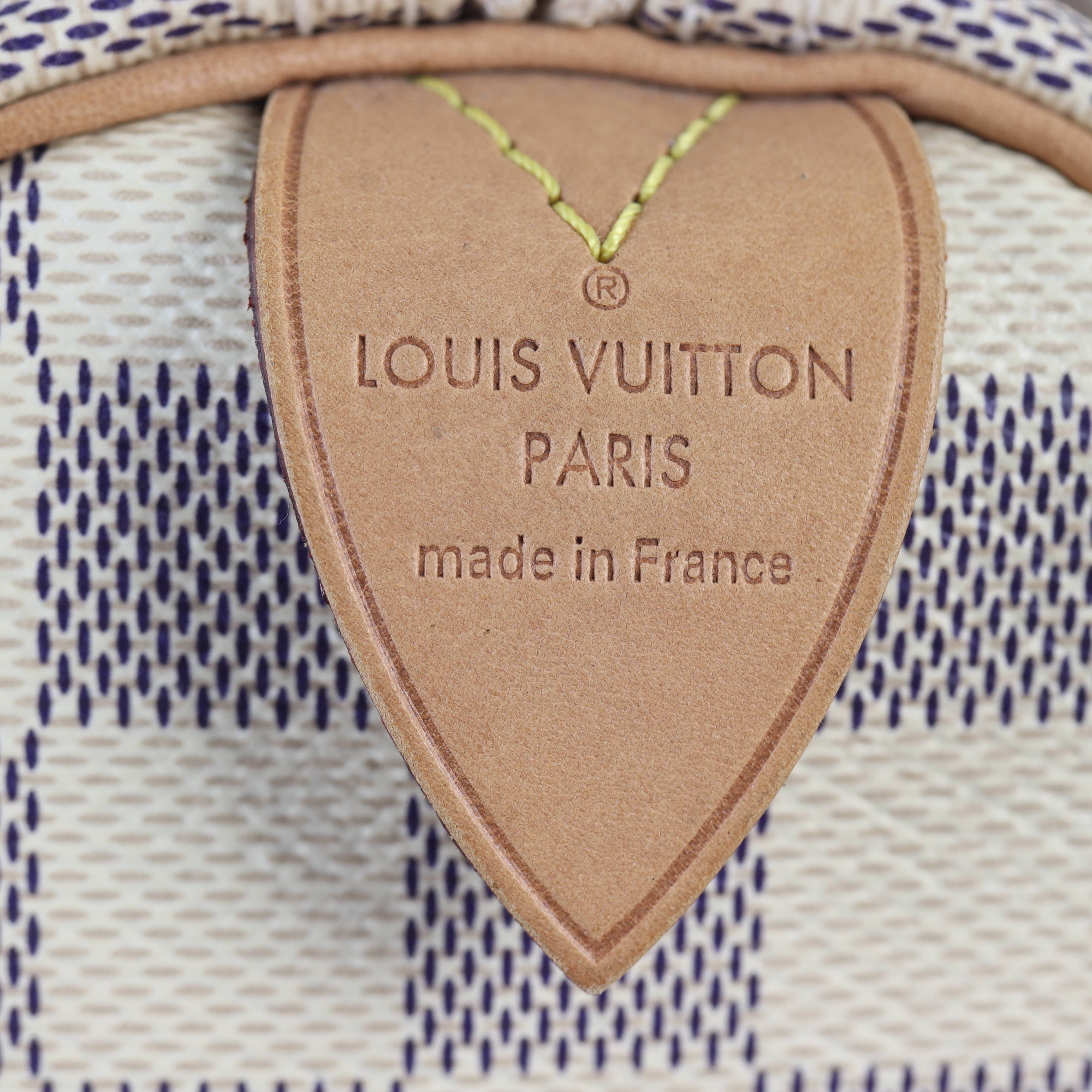 Louis Vuitton Speedy 35 Damier Azur