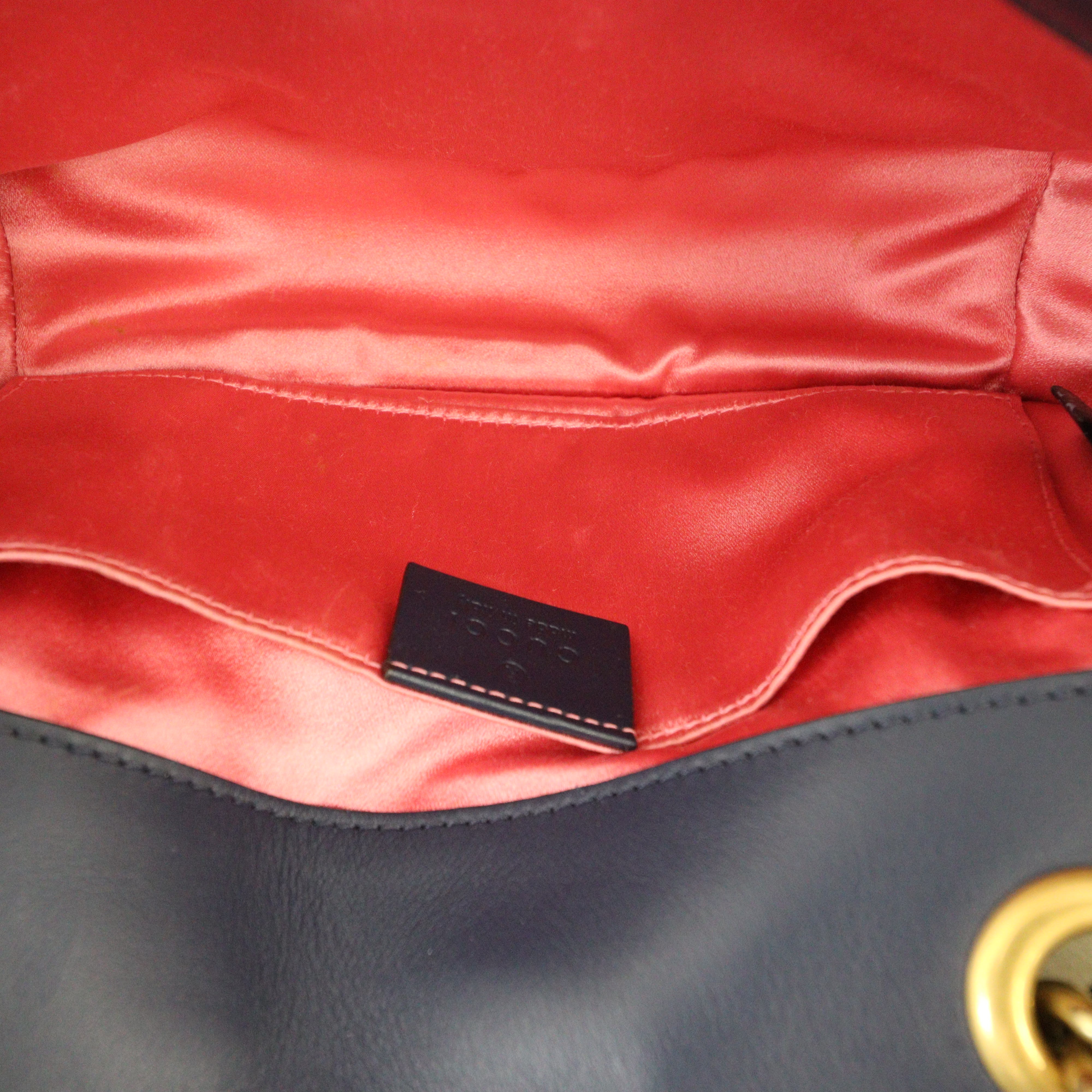 Gucci GG Marmont Matelasse Small Shoulder Bag Pearl Studded